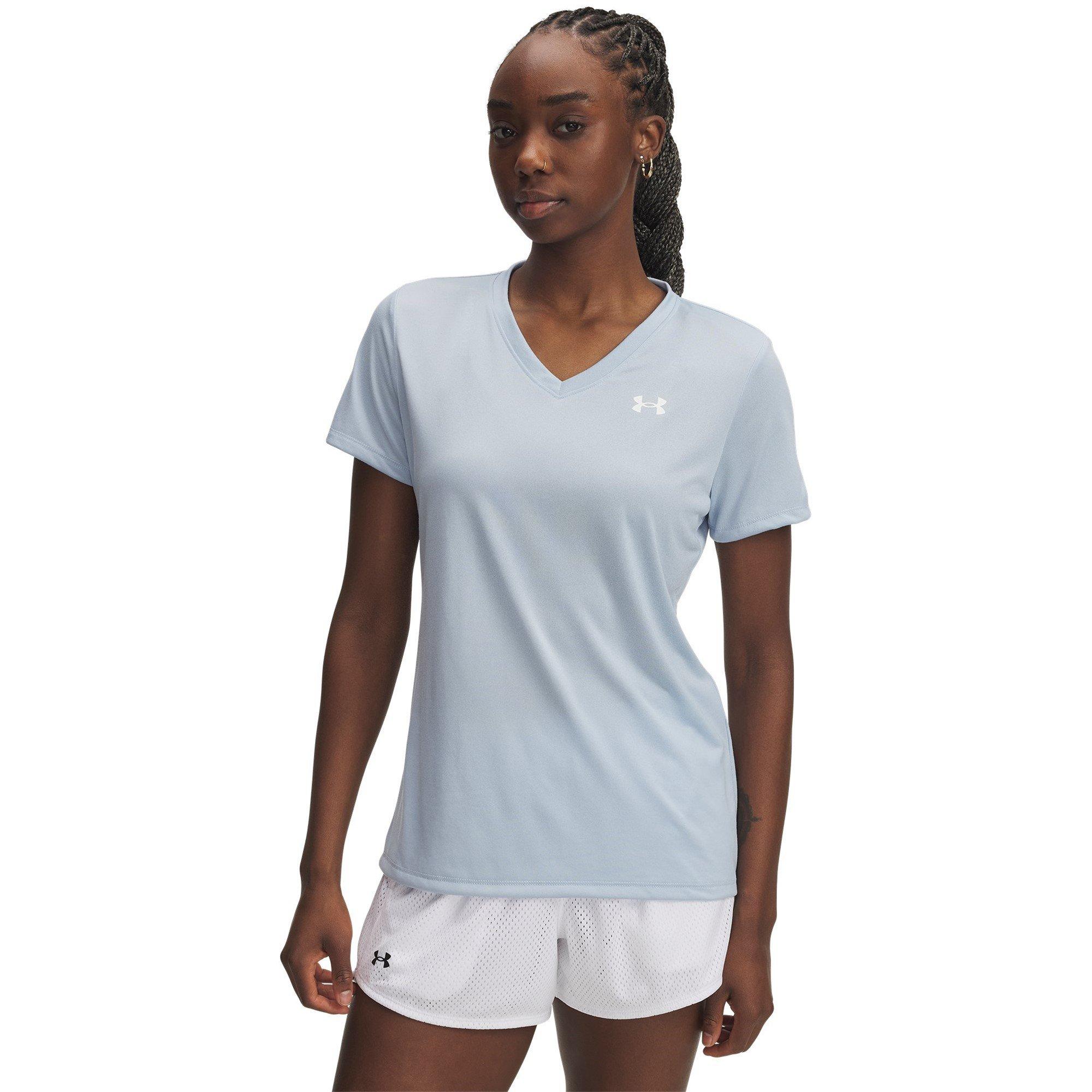 Under Armour Tech™ V-neck Short Sleeve Womens In Blue Calm