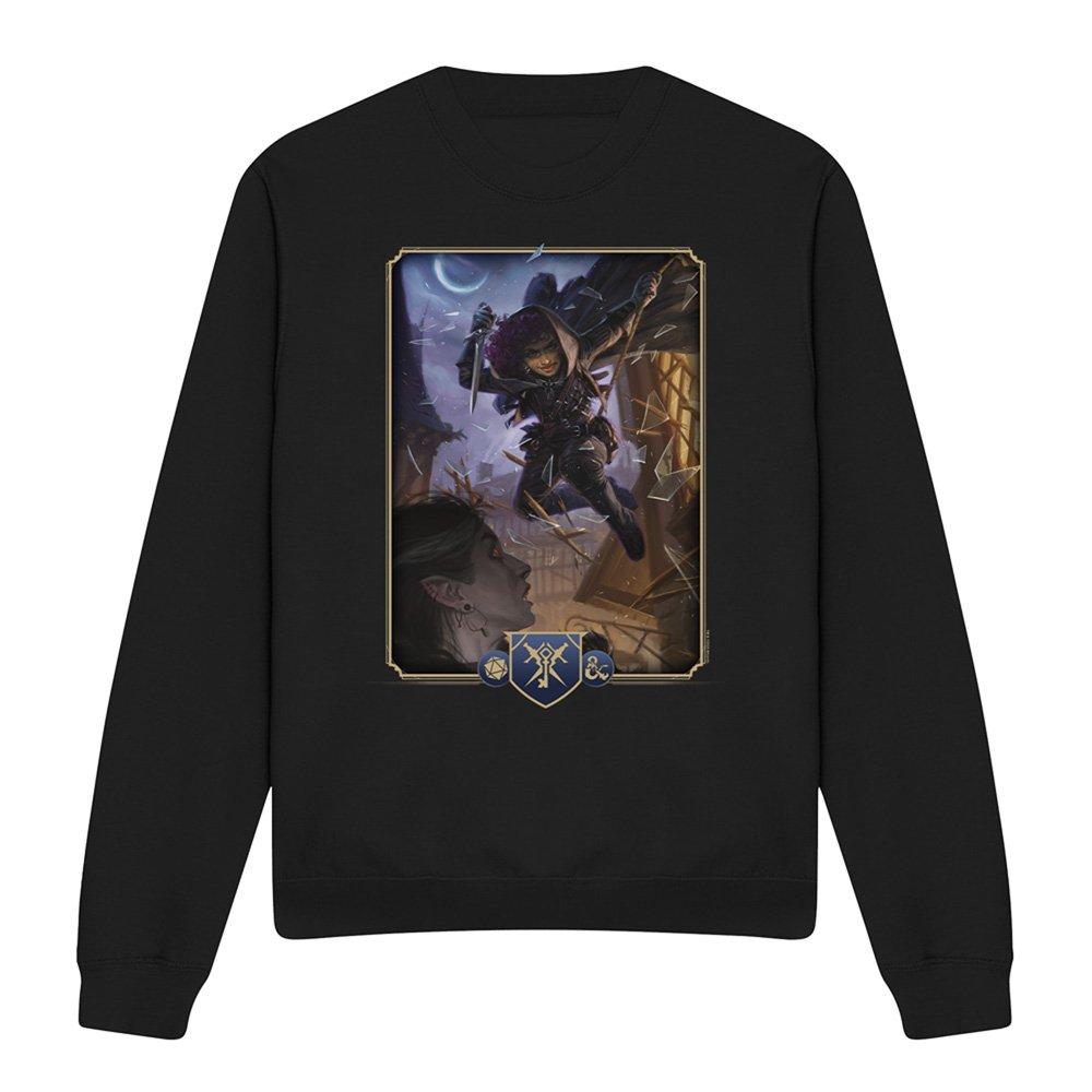 Black - Hasbro - Dungeons & Dragons - 2024 Rogue Key Art Sweatshirt - 4