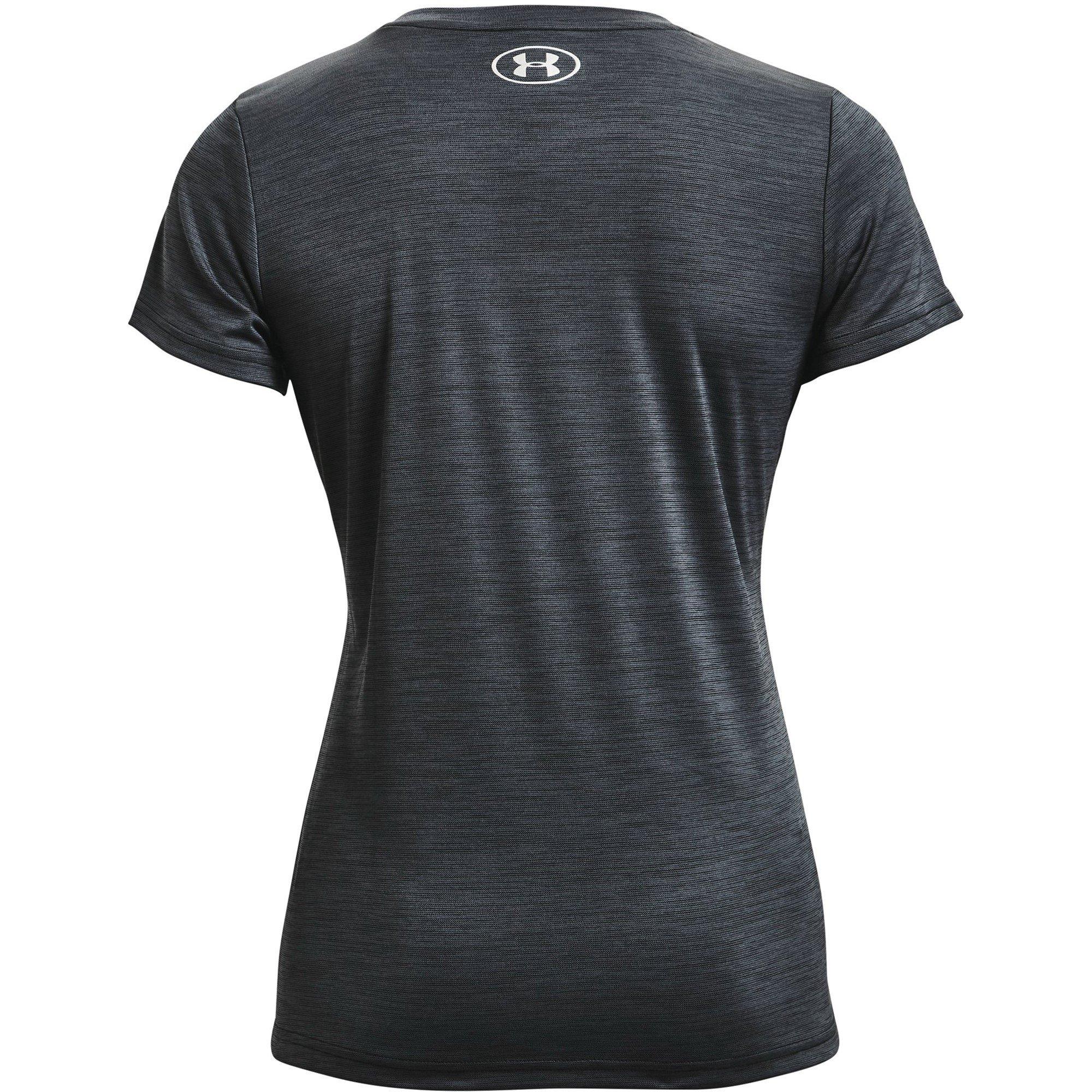 Blk/S.Gray/Silv - Under Armour - Velocity Twist Womens Performance T Shirt - 6