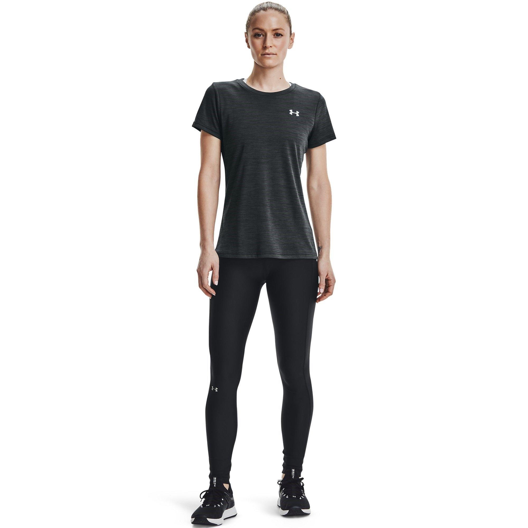 Blk/S.Gray/Silv - Under Armour - Velocity Twist Womens Performance T Shirt - 4