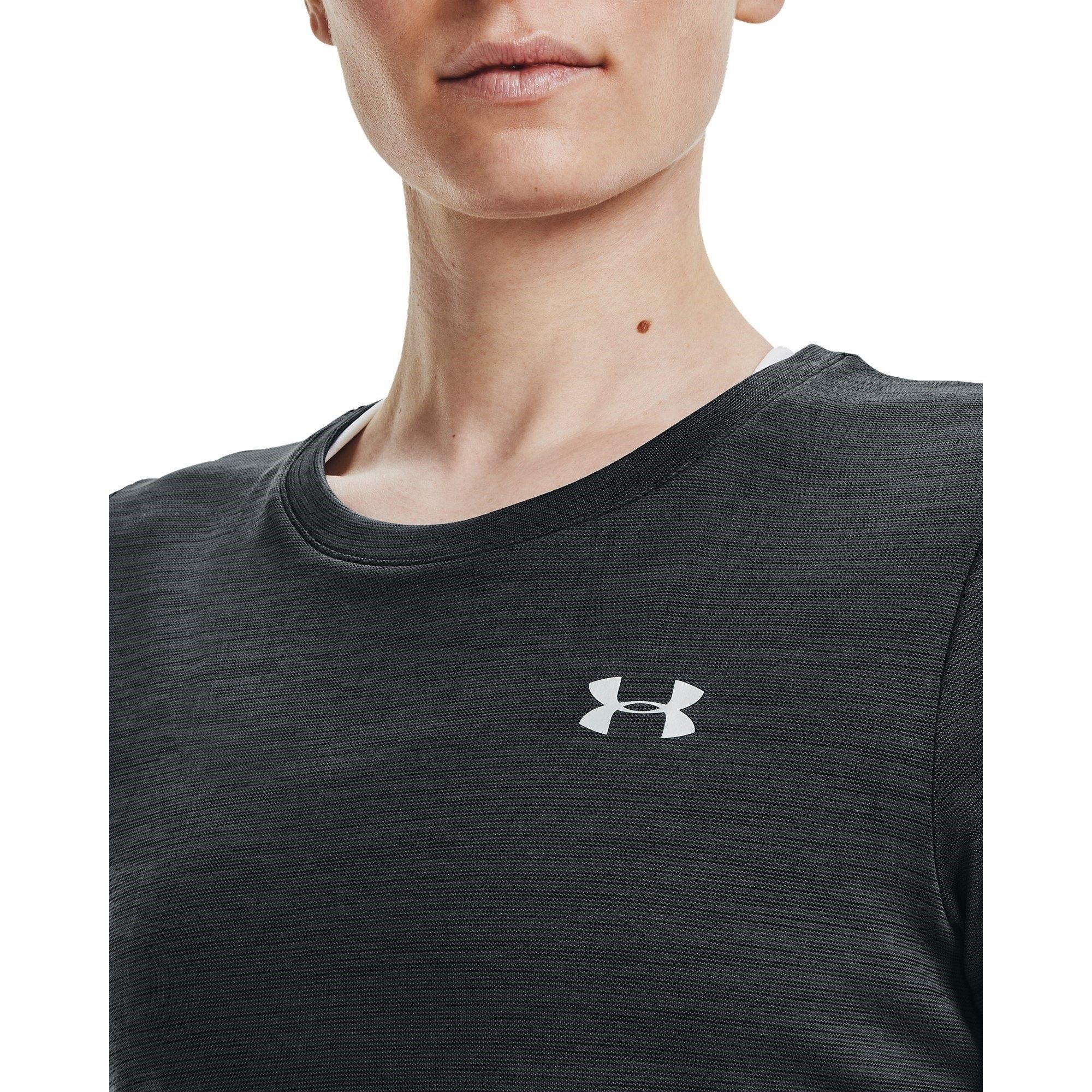 Blk/S.Gray/Silv - Under Armour - Velocity Twist Womens Performance T Shirt - 5