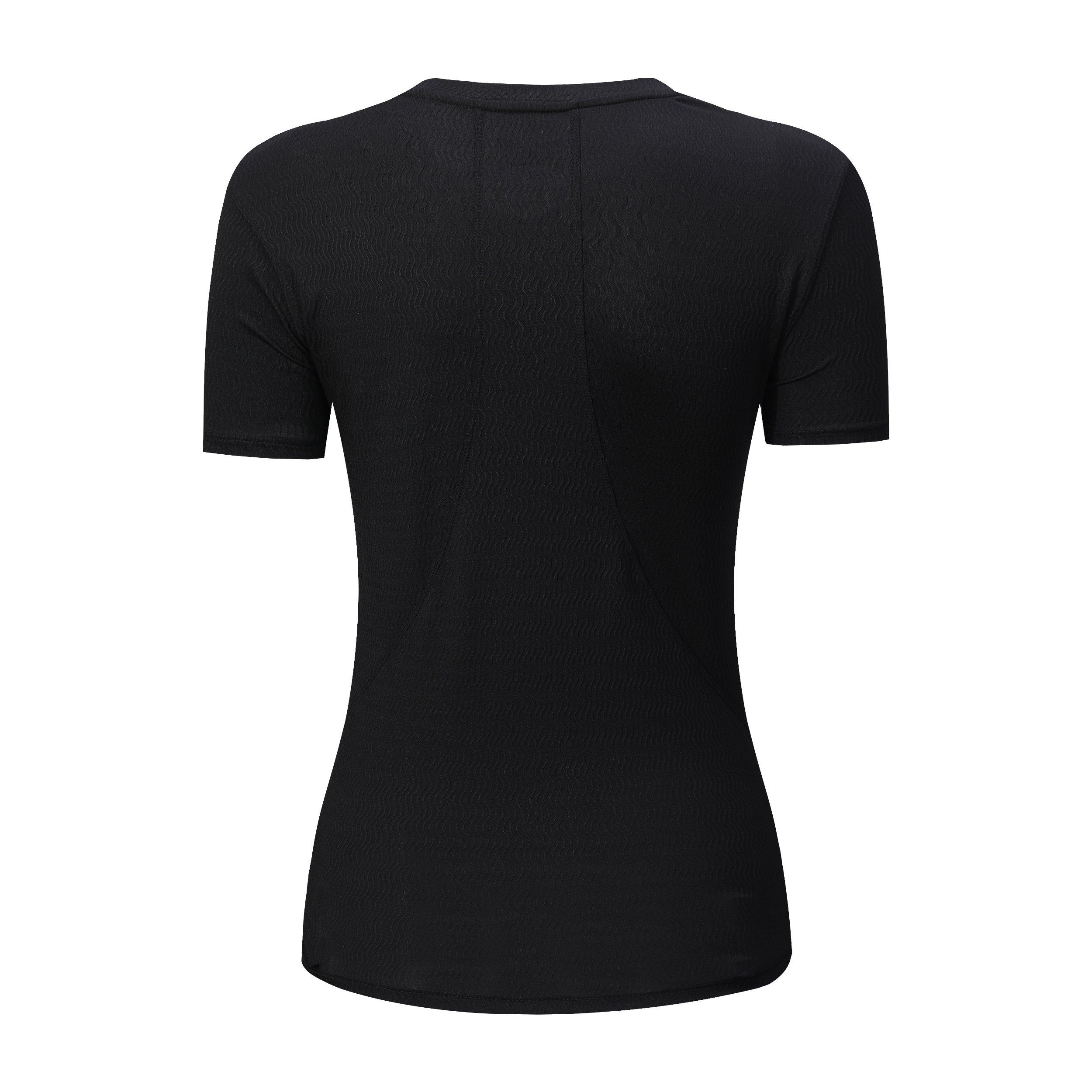 Black - Everlast - Womens Short Sleeve V-neck Tee - 3