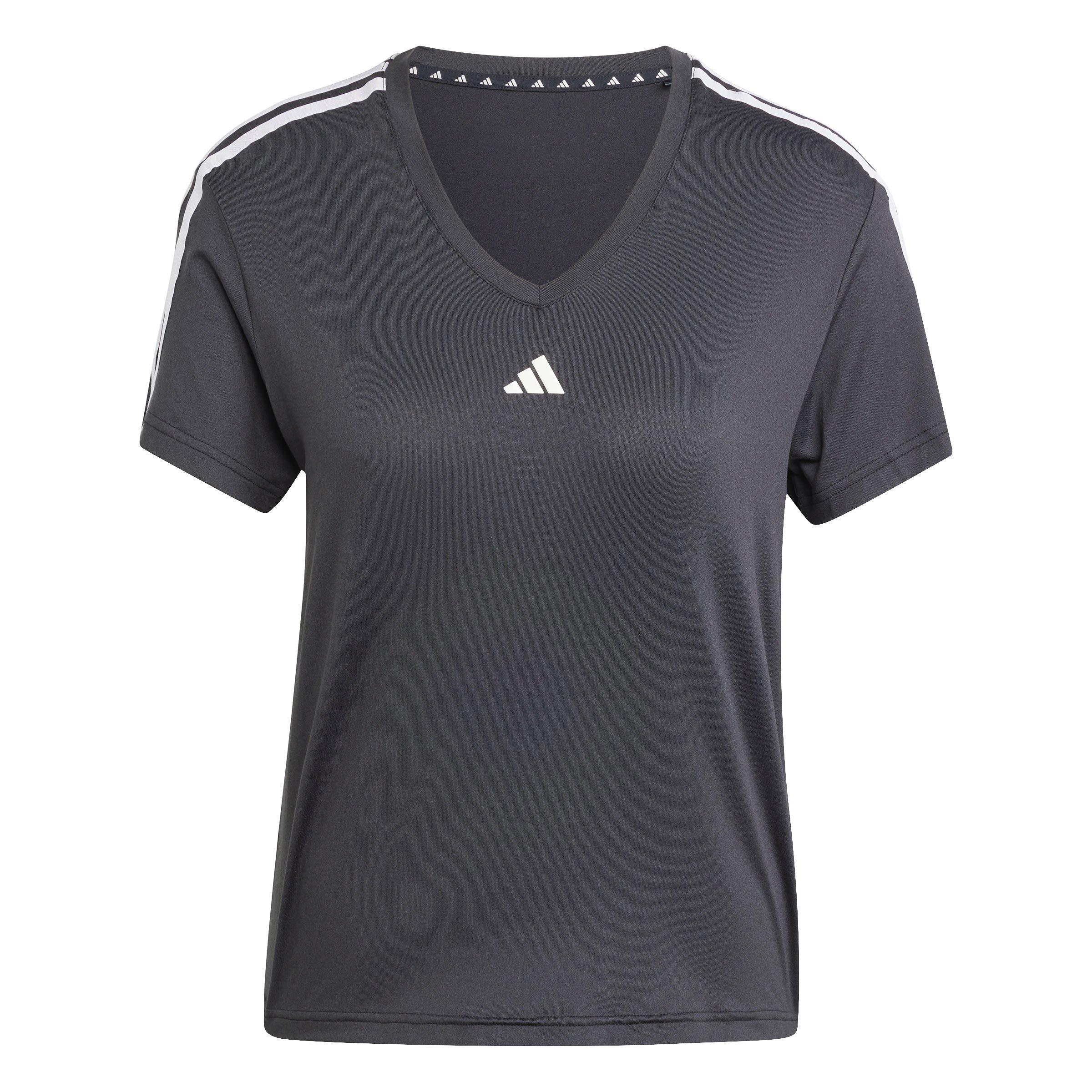 Black - adidas - Essentials 3-Stripes T-Shirt Womens - 1