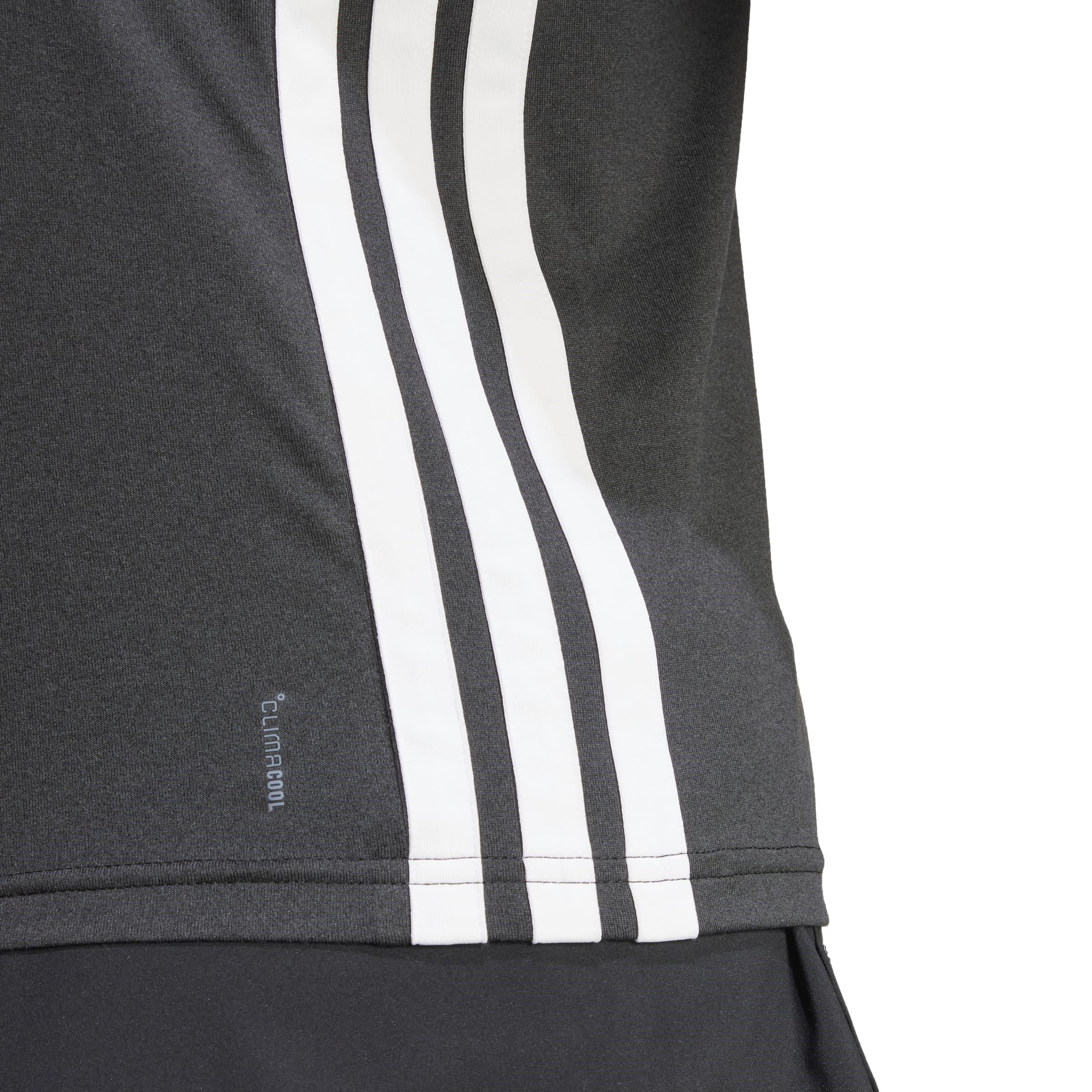 Black/White - adidas - Crew Short-Sleeve Performance Gym Top - 5