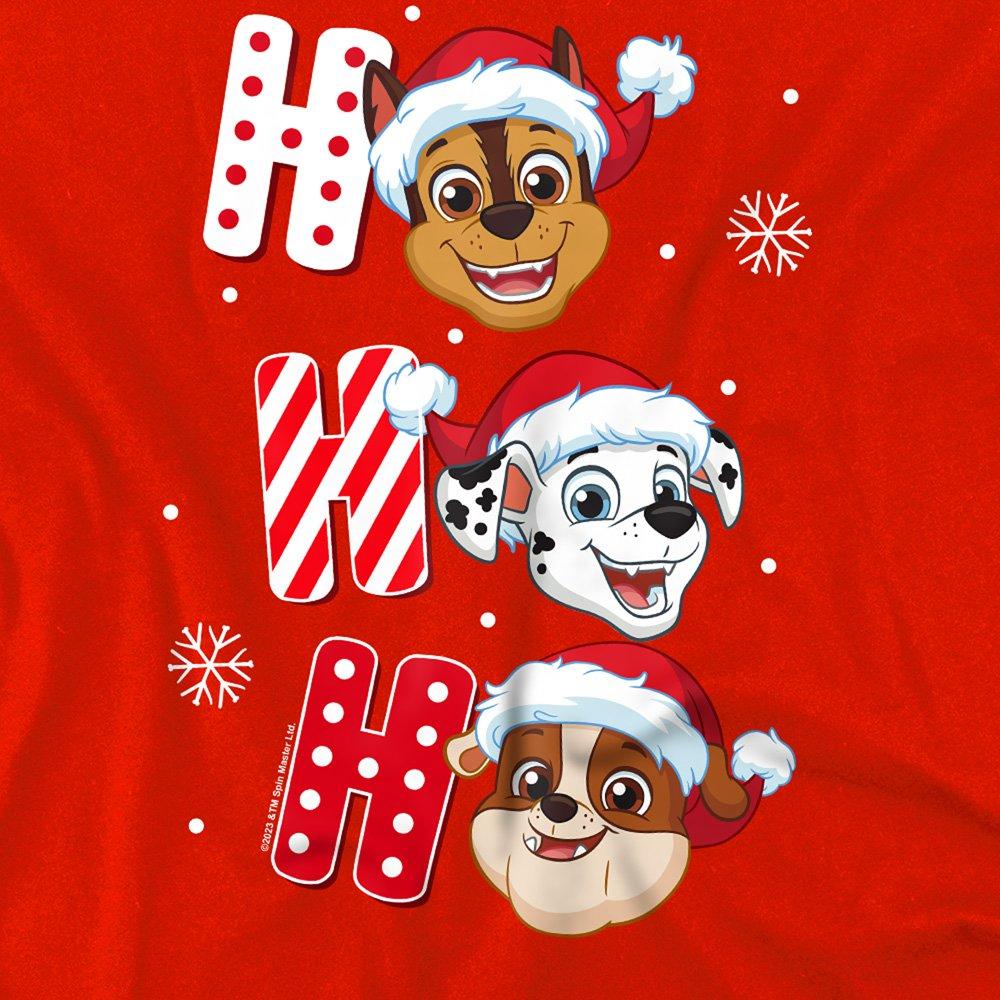 Red - Paw Patrol - Paw Patrol Chase Marshall Rubble Santa Hat Youth K - 2