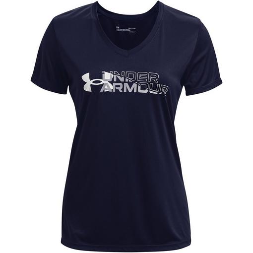 Under Armour Velocity Wordmark Womens Performance T Shirt