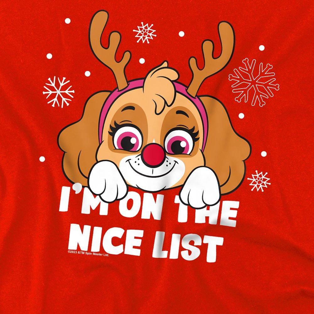 Red - Paw Patrol - Paw Patrol Skye Nice List Youth Kids Pull-Over Hoo - 2