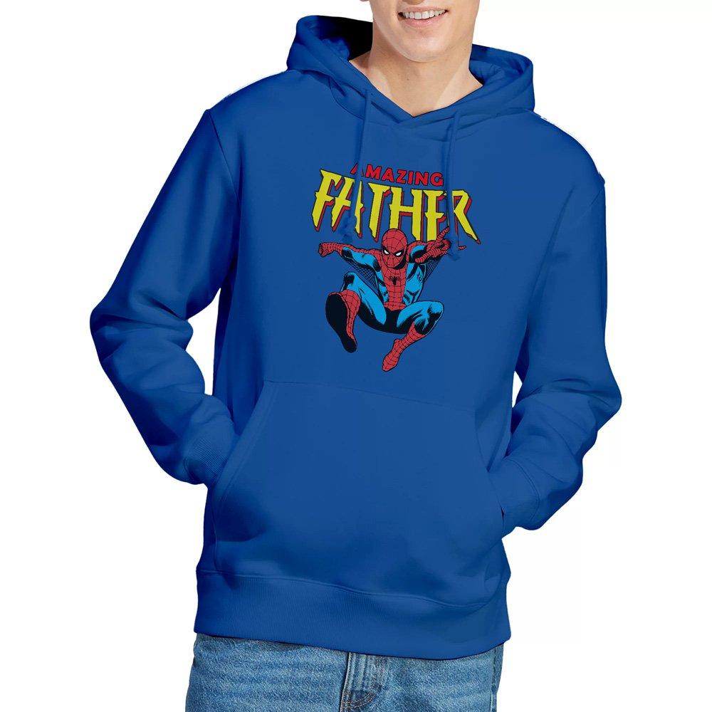 Spiderman Spider Man Fathers Day Amazing Dad Hoodie Royal
