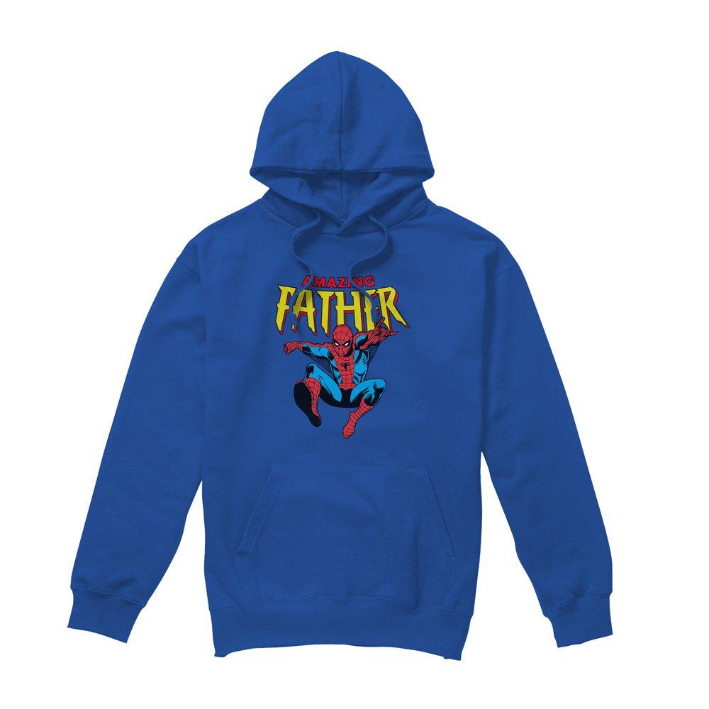 Royal - Spiderman - Spider Man Fathers Day Amazing Dad Hoodie Royal - 4