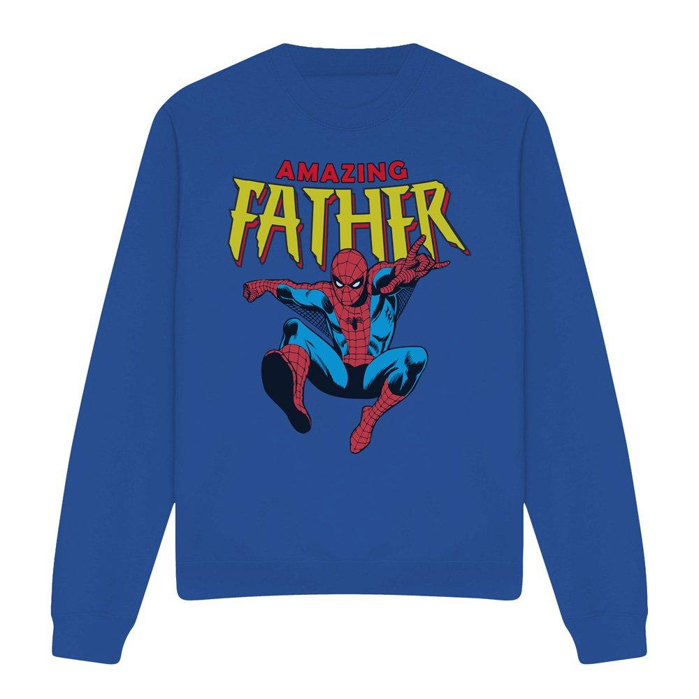 Royal - Spiderman - Spiderman Fathers Day Amazing Dad Sweatshirt Roya - 4