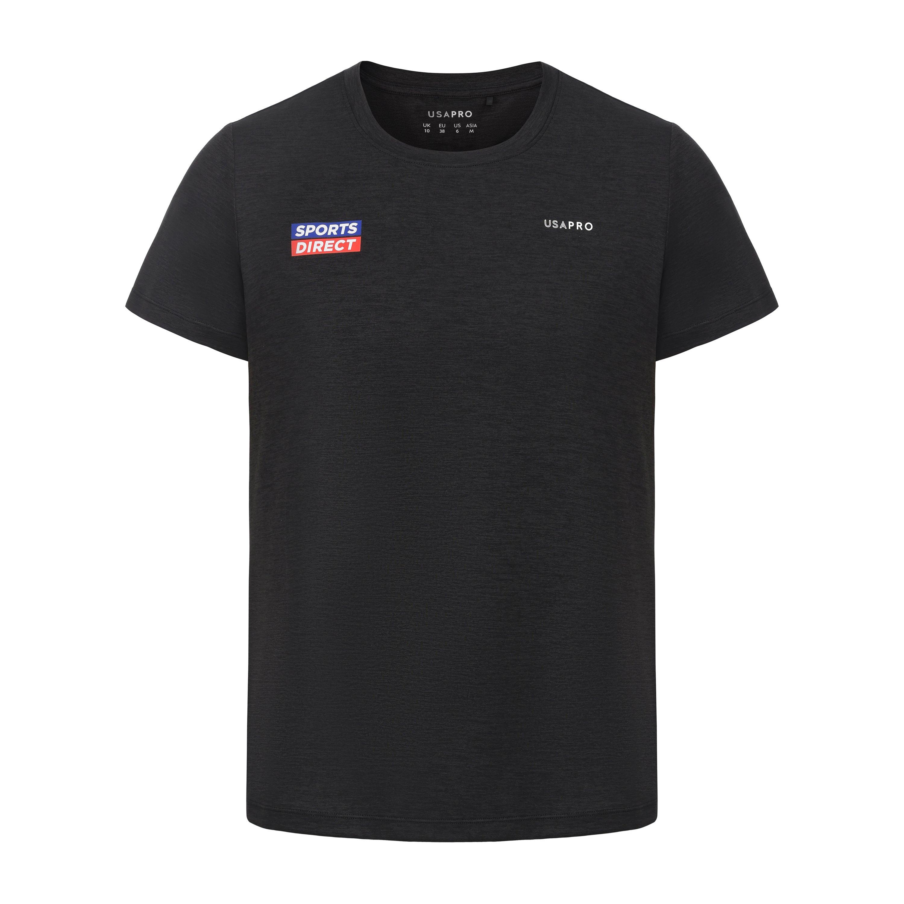 Black - USA Pro - PRO Uniform Tee Womens - 1