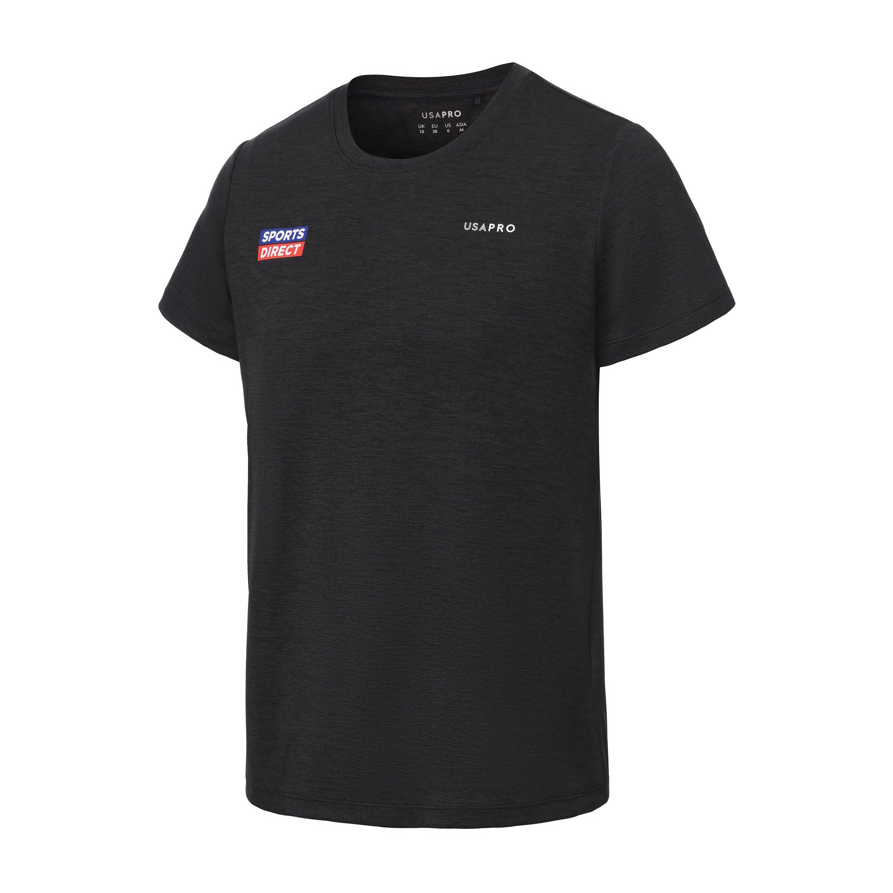 Black - USA Pro - PRO Uniform Tee Womens - 2