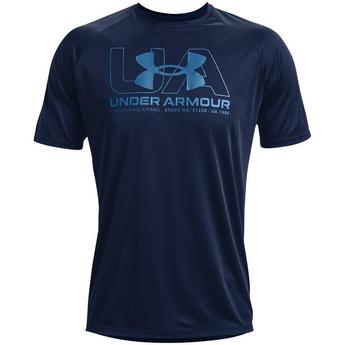 Under Armour Wordmark Velocity Mens Performance T Shirt