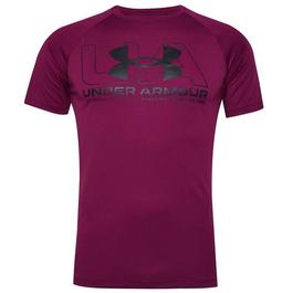 Under Armour Wordmark Velocity Mens Performance T Shirt