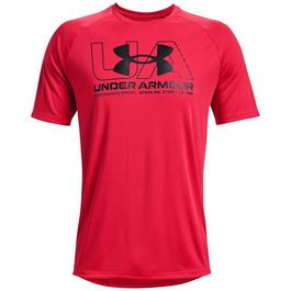 Under Armour Wordmark Velocity Mens Performance T Shirt