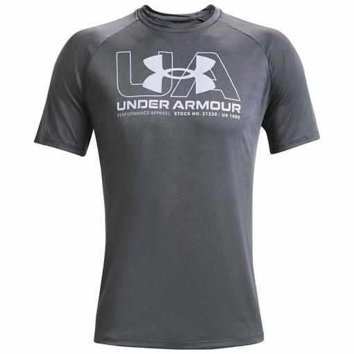 Under Armour Wordmark Velocity Mens Performance T Shirt