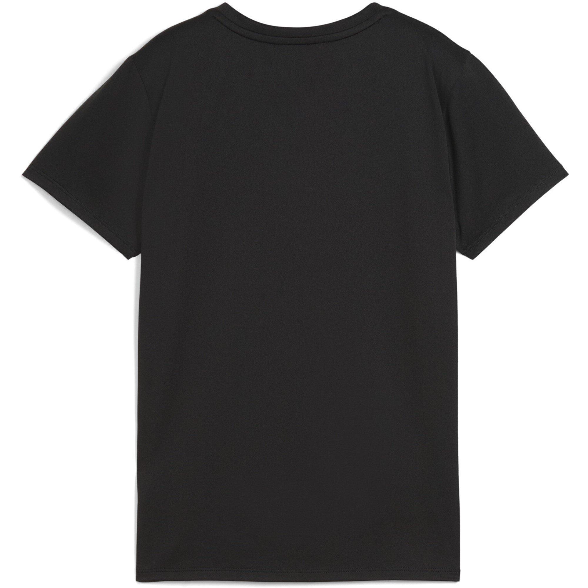 Puma Black - Puma - Tad Ess Logo Short Sleeve Performance Gym Top - 5