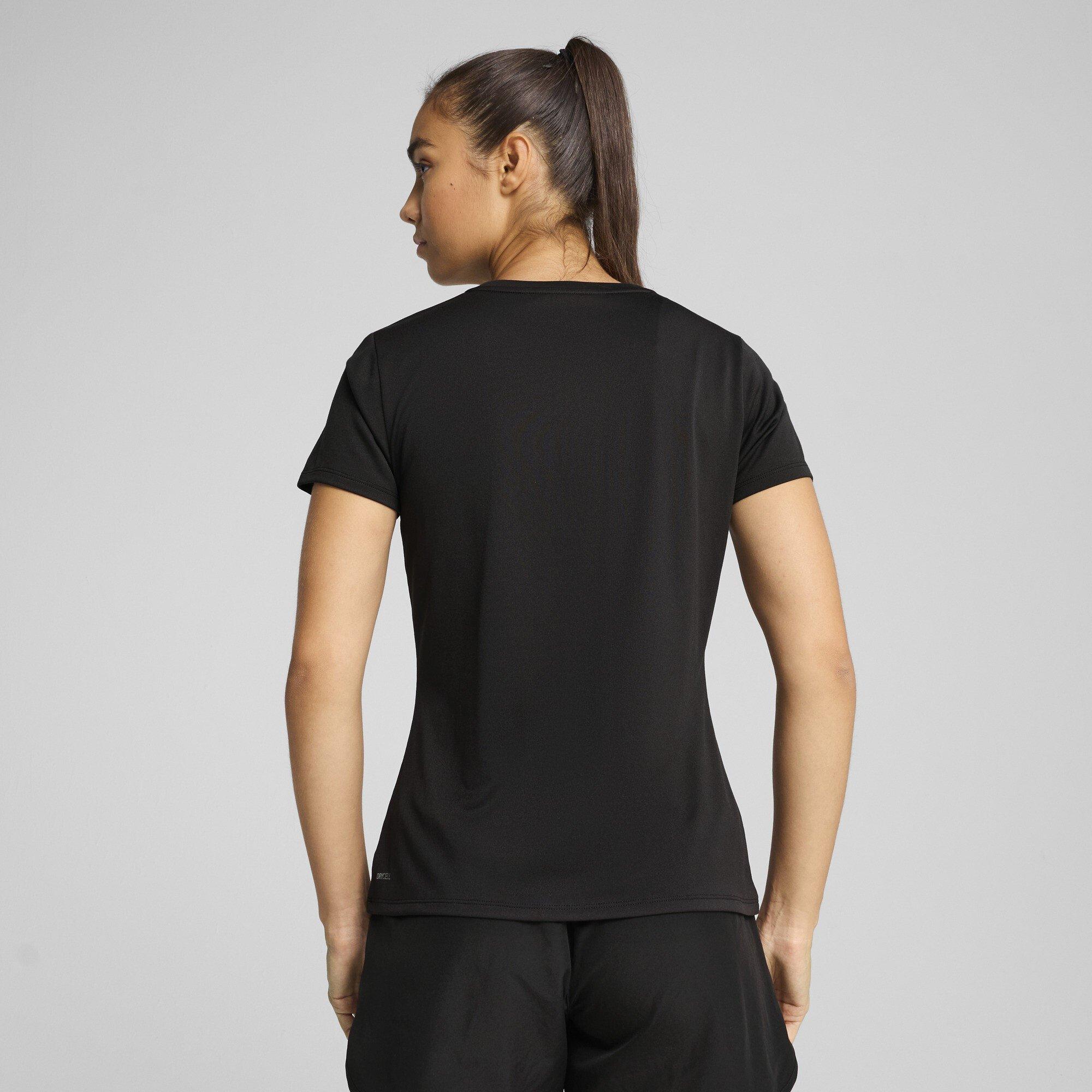 Puma Black - Puma - Tad Ess Logo Short Sleeve Performance Gym Top - 3