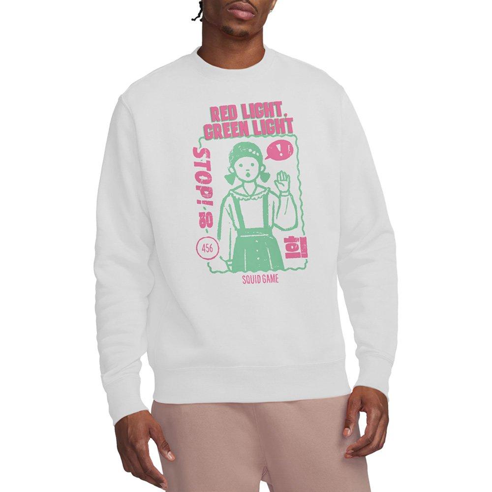White - Squid Game - Squid Game Season 3 Red Light Green Light Sweatsh - 1