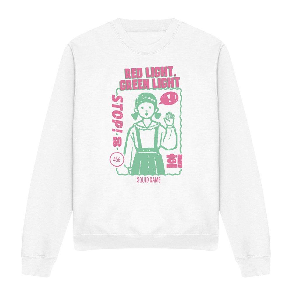 White - Squid Game - Squid Game Season 3 Red Light Green Light Sweatsh - 4