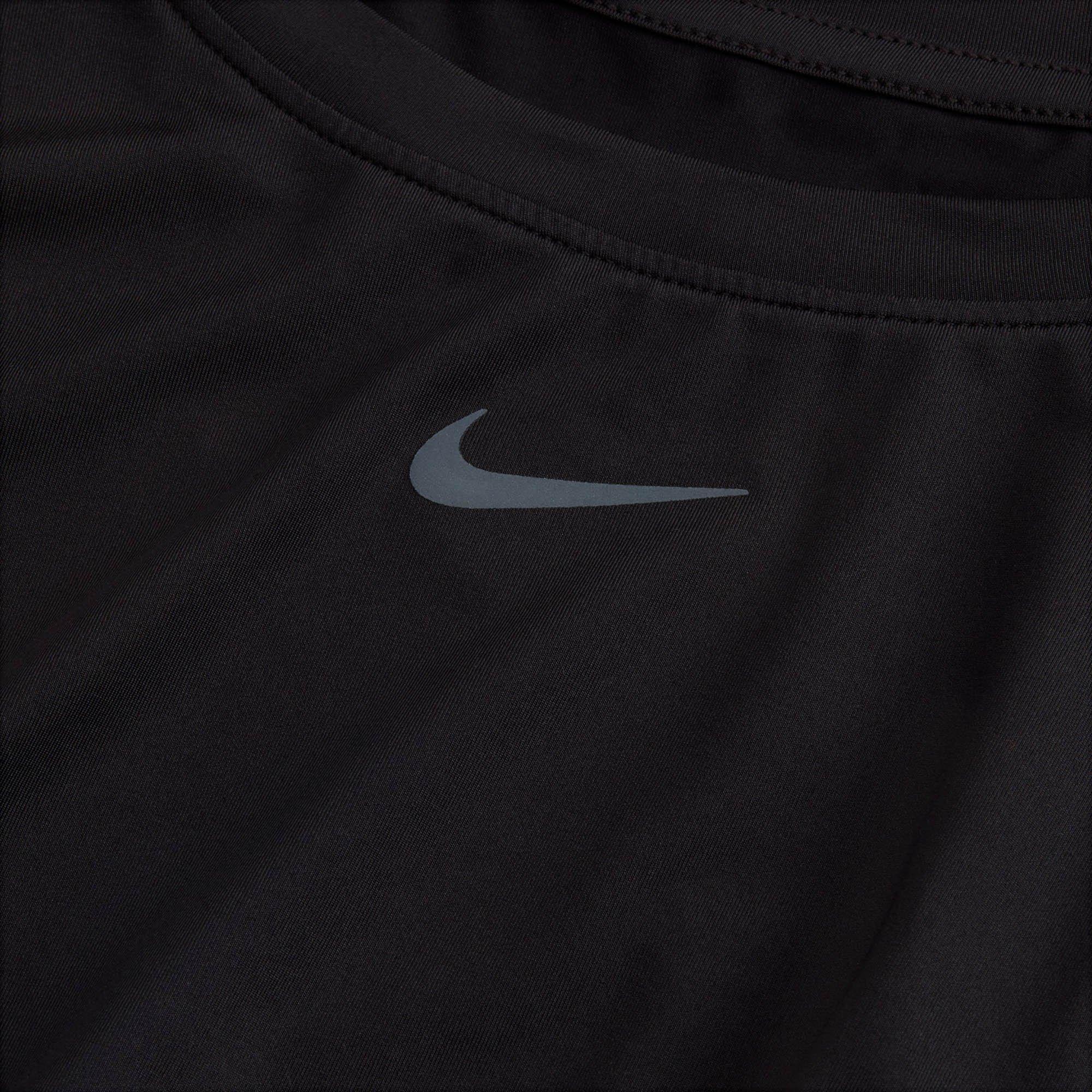 Black/Black - Nike - One Classic Womens Long Sleeve Performance T Shirt - 6