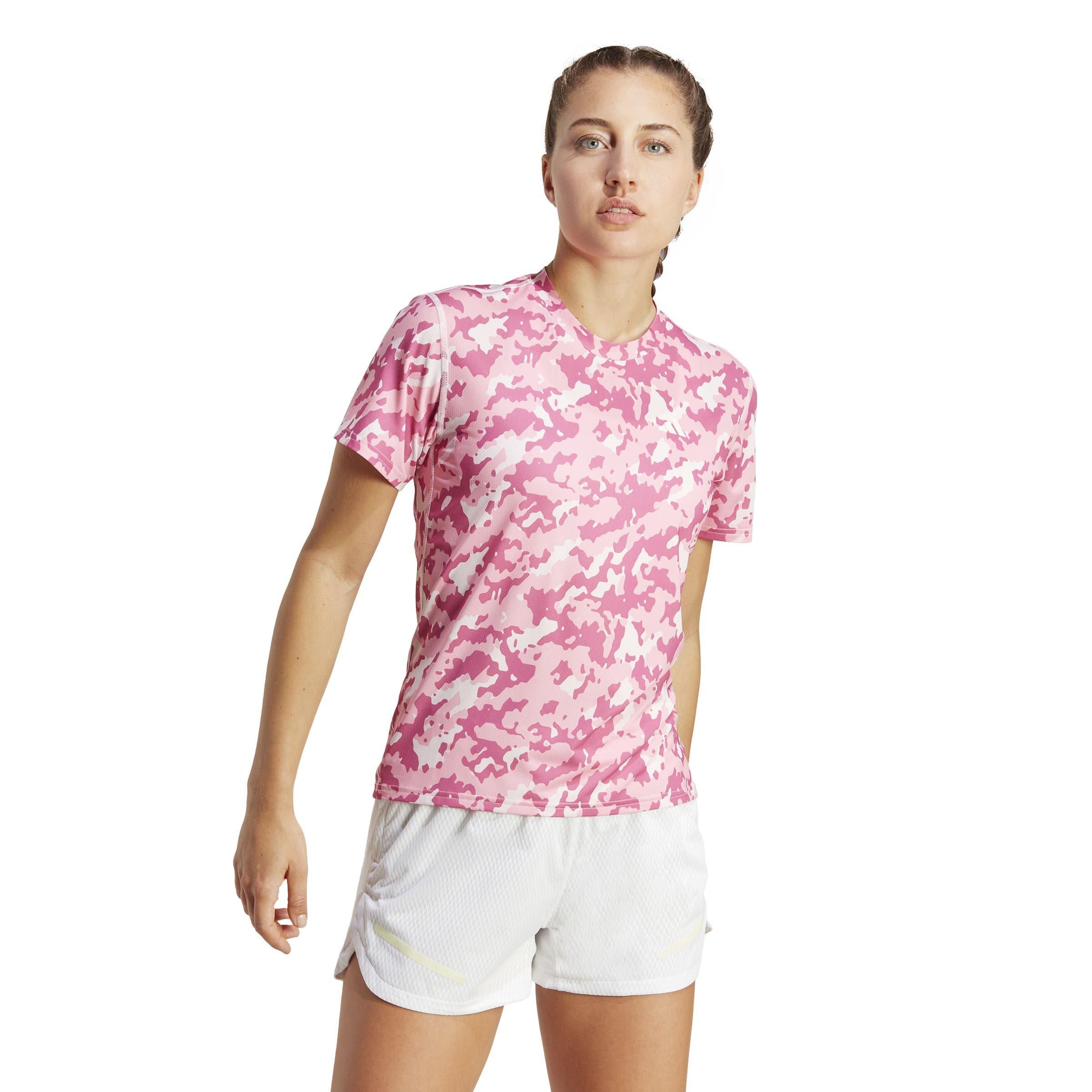 Clear - adidas - Camo Print T-Shirt Womens - 2