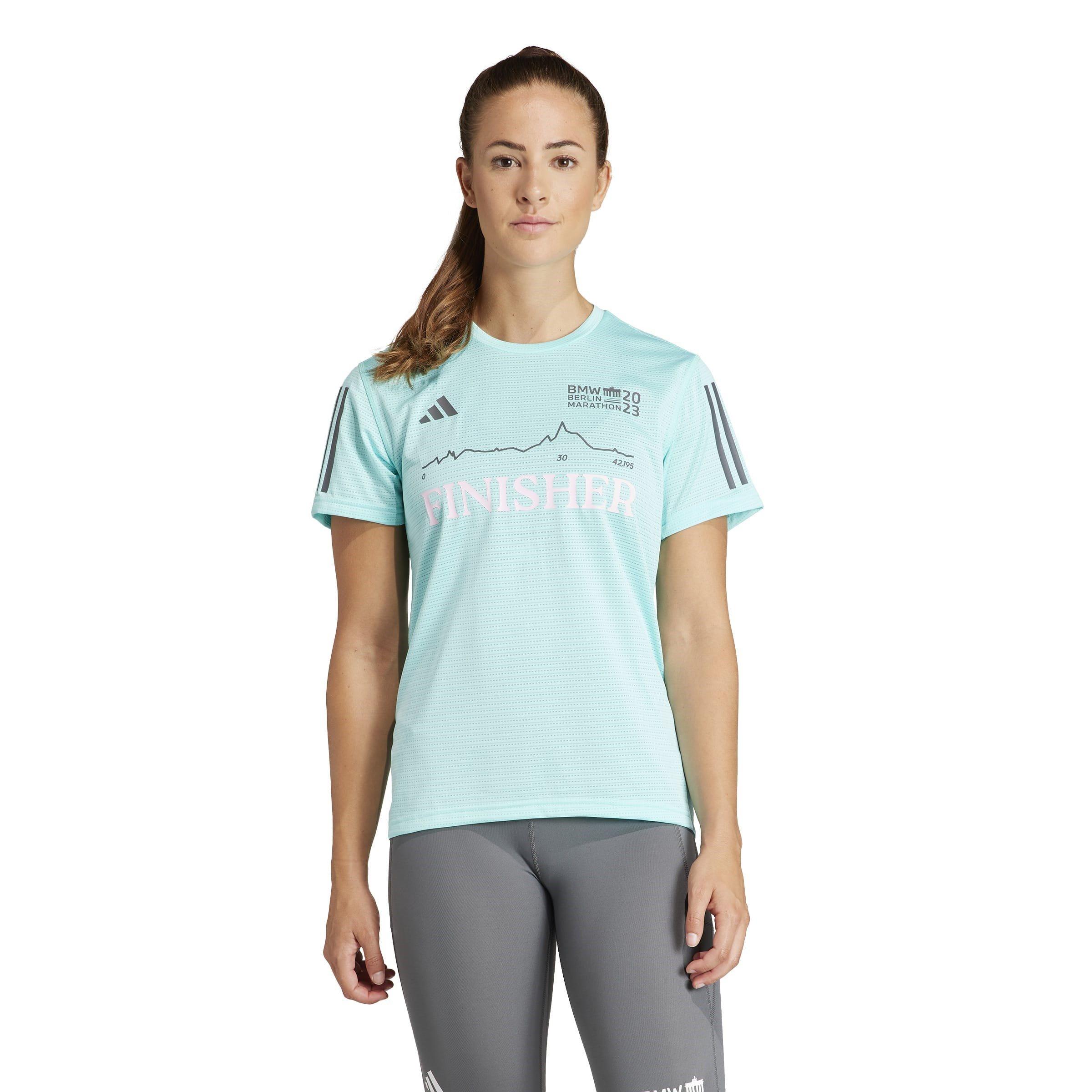 aqua - adidas - Short-Sleeve Performance Gym Top - 2