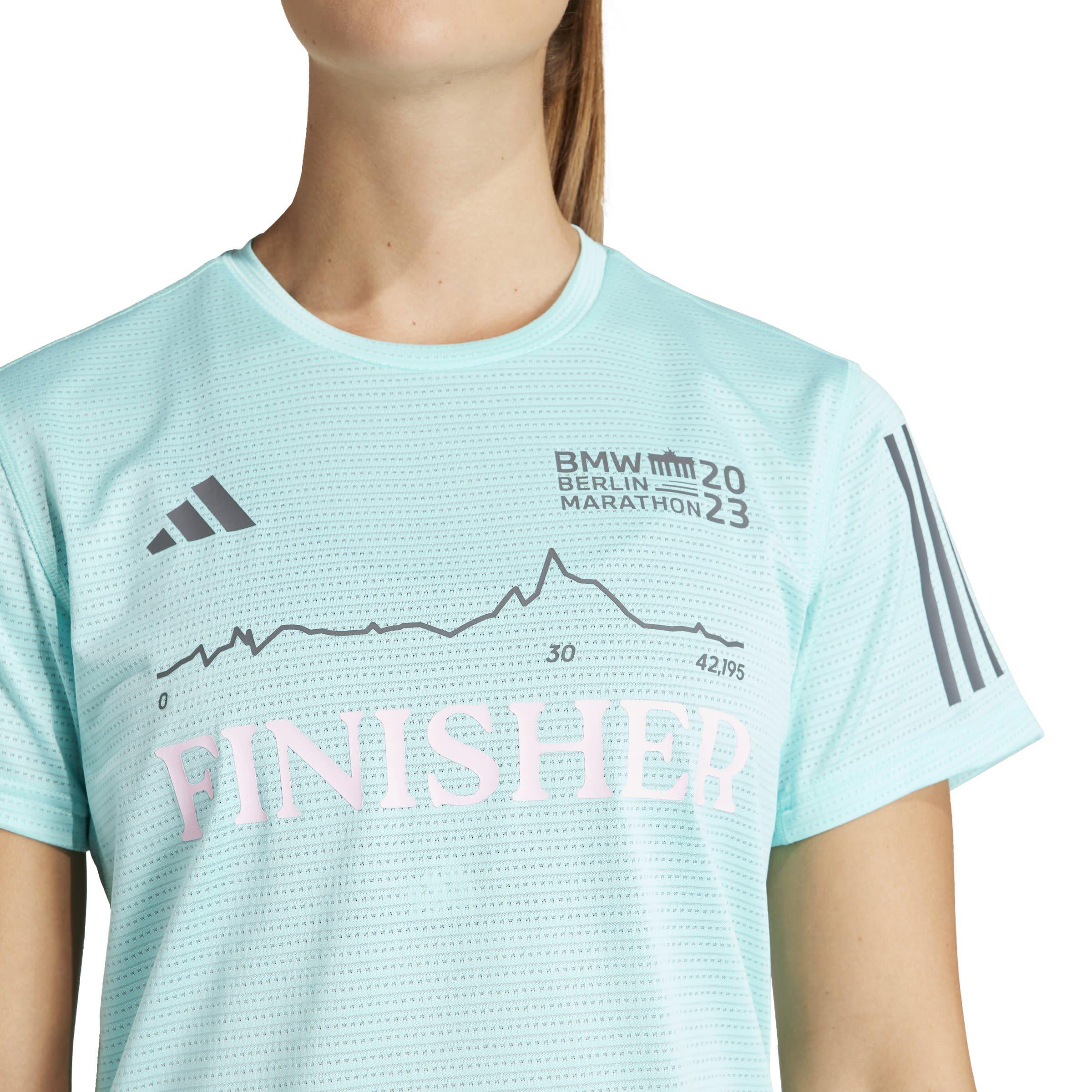 aqua - adidas - Short-Sleeve Performance Gym Top - 5