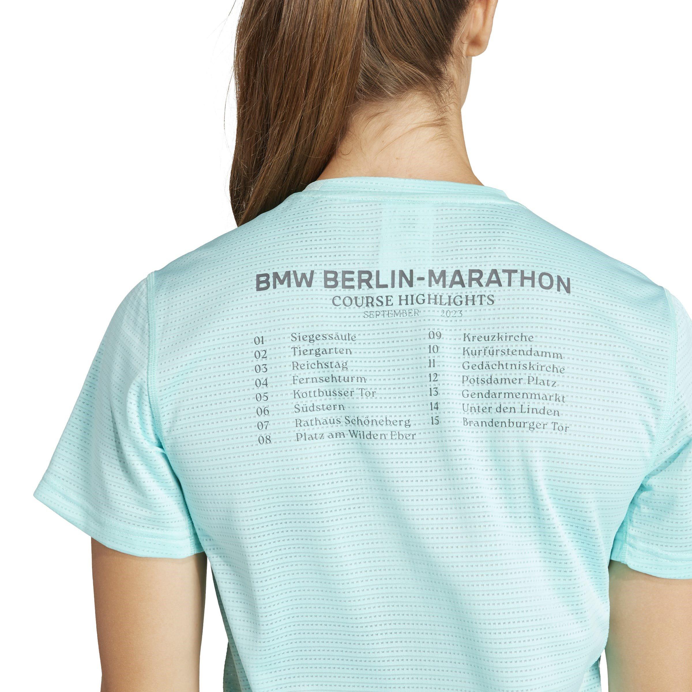 aqua - adidas - Short-Sleeve Performance Gym Top - 6