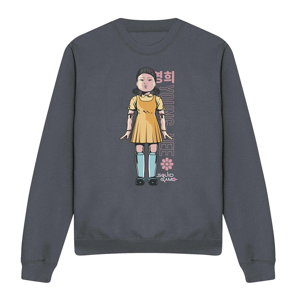 Grey - Squid Game - Squid Game Season One Young-Hee Games Sweatshirt - 4