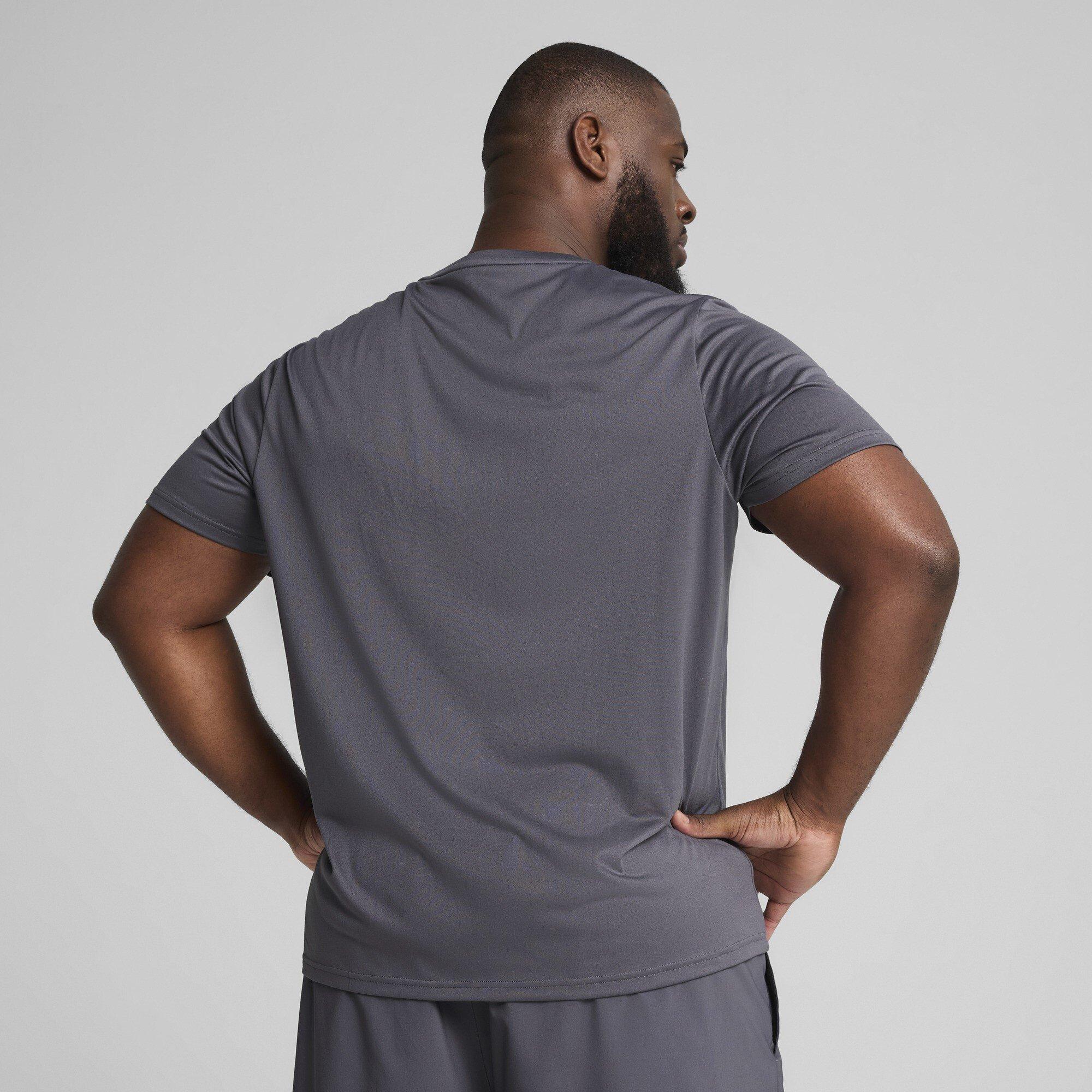 Galactic Gray - Puma - Men's Short Sleeve Performance Gym Top - 5