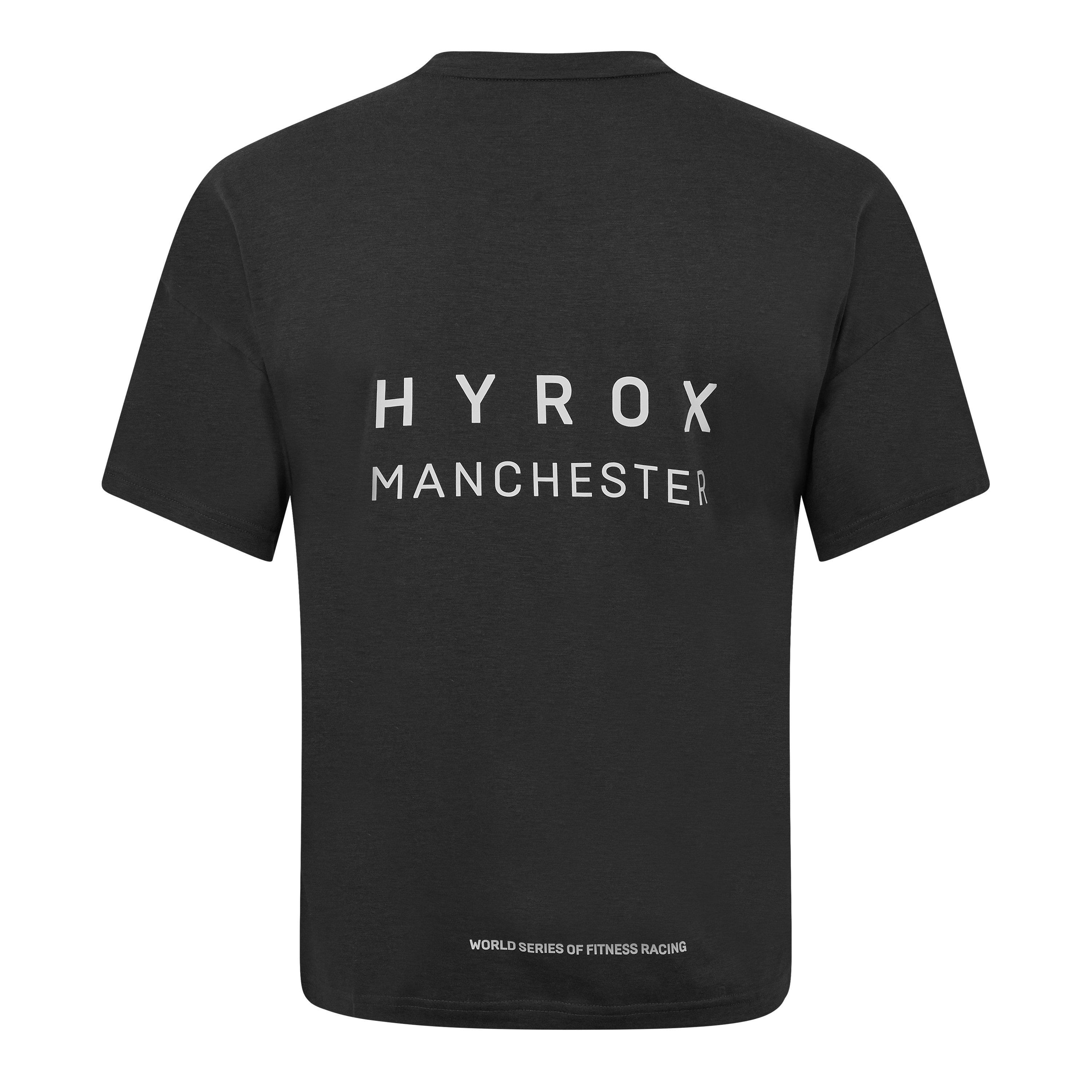 Man/Grey - Puma - Women's HYROX City Short-Sleeve Performance Gym Top - 2