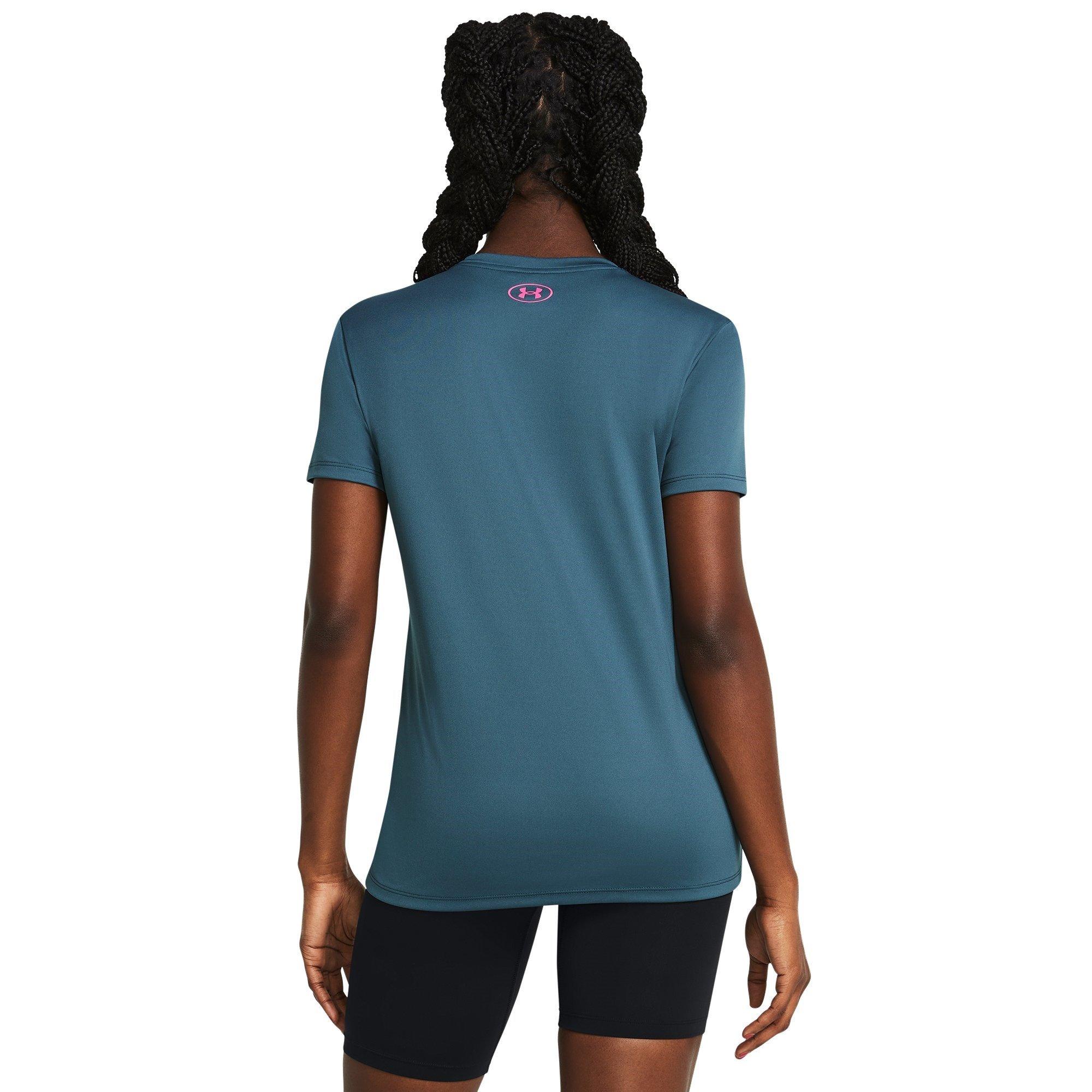 SttcBlue/RblPnk - Under Armour - Velocity Gradient T-Shirt Womens - 3
