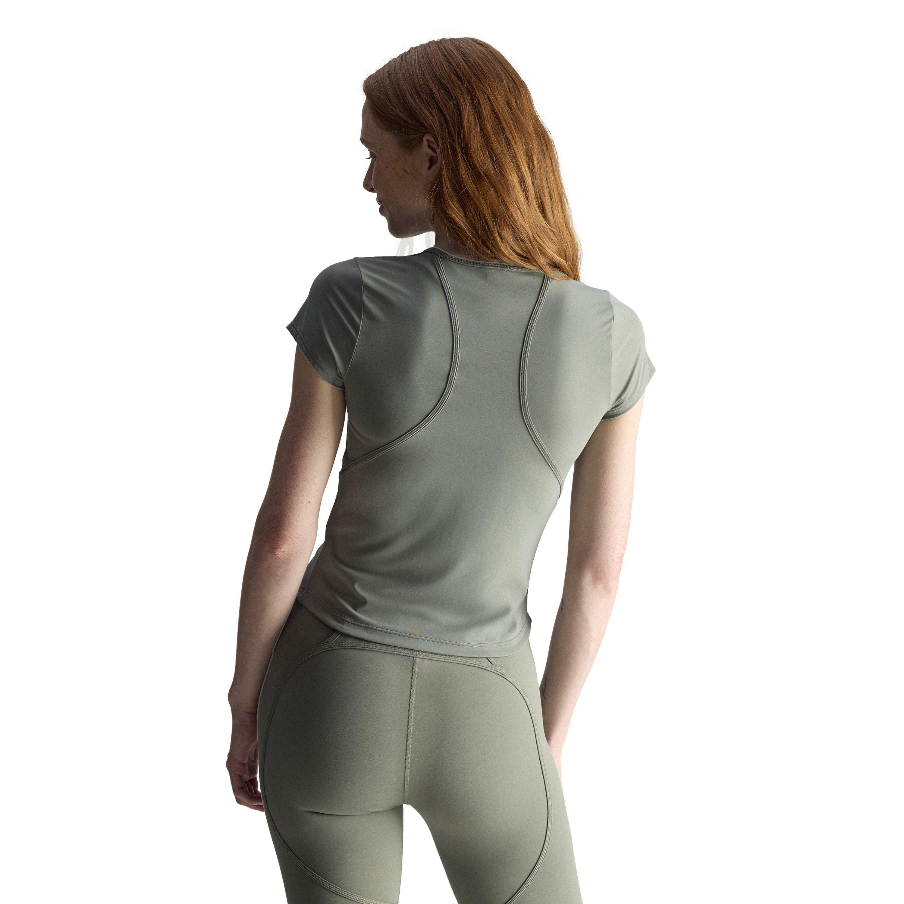 Stone Green - adidas by Stella McCartney - Women's Short-Sleeve Performance T-Shirt - 3