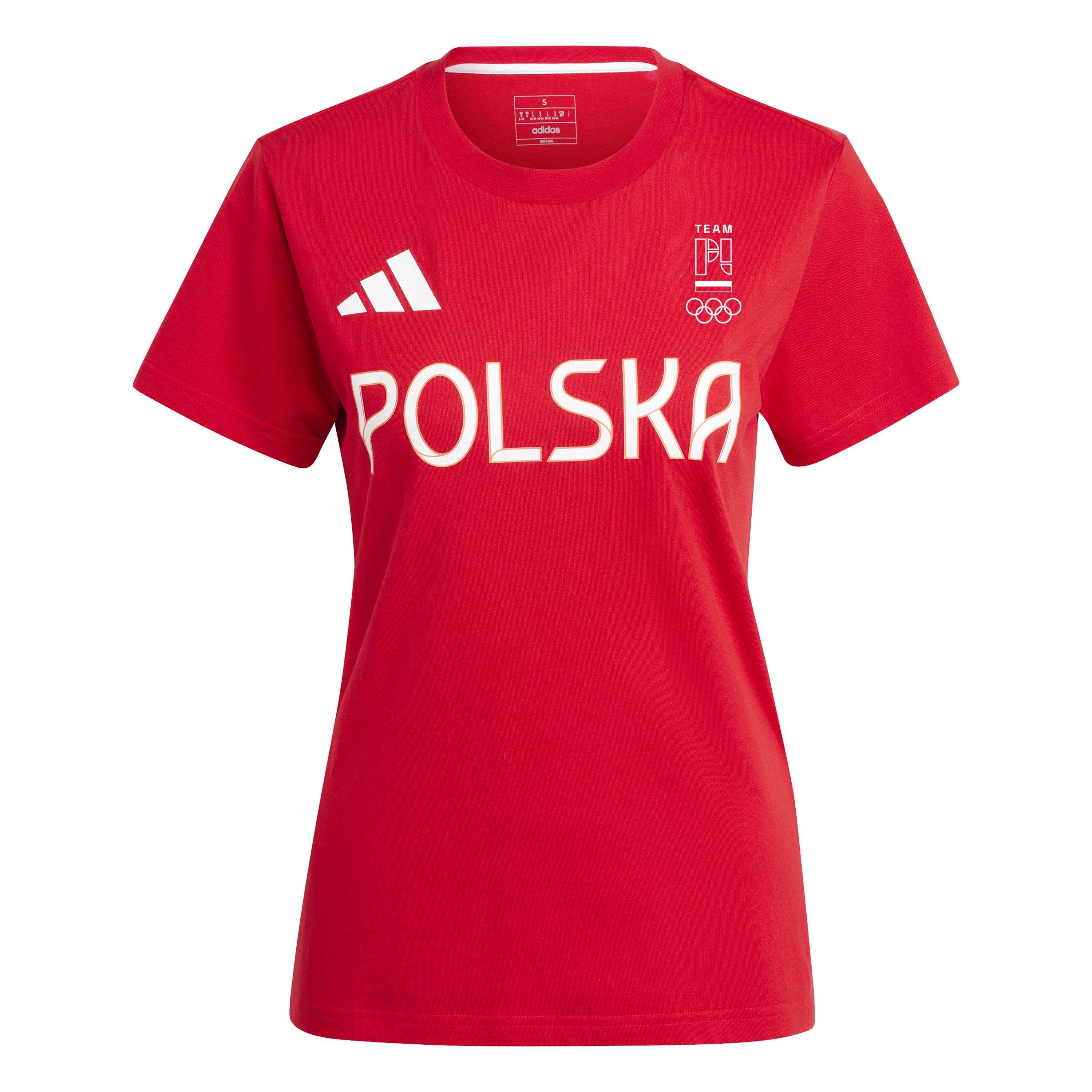 Adidas Women's Short Sleeve Performance Gym Top - Better Scarlet - 10 (S)