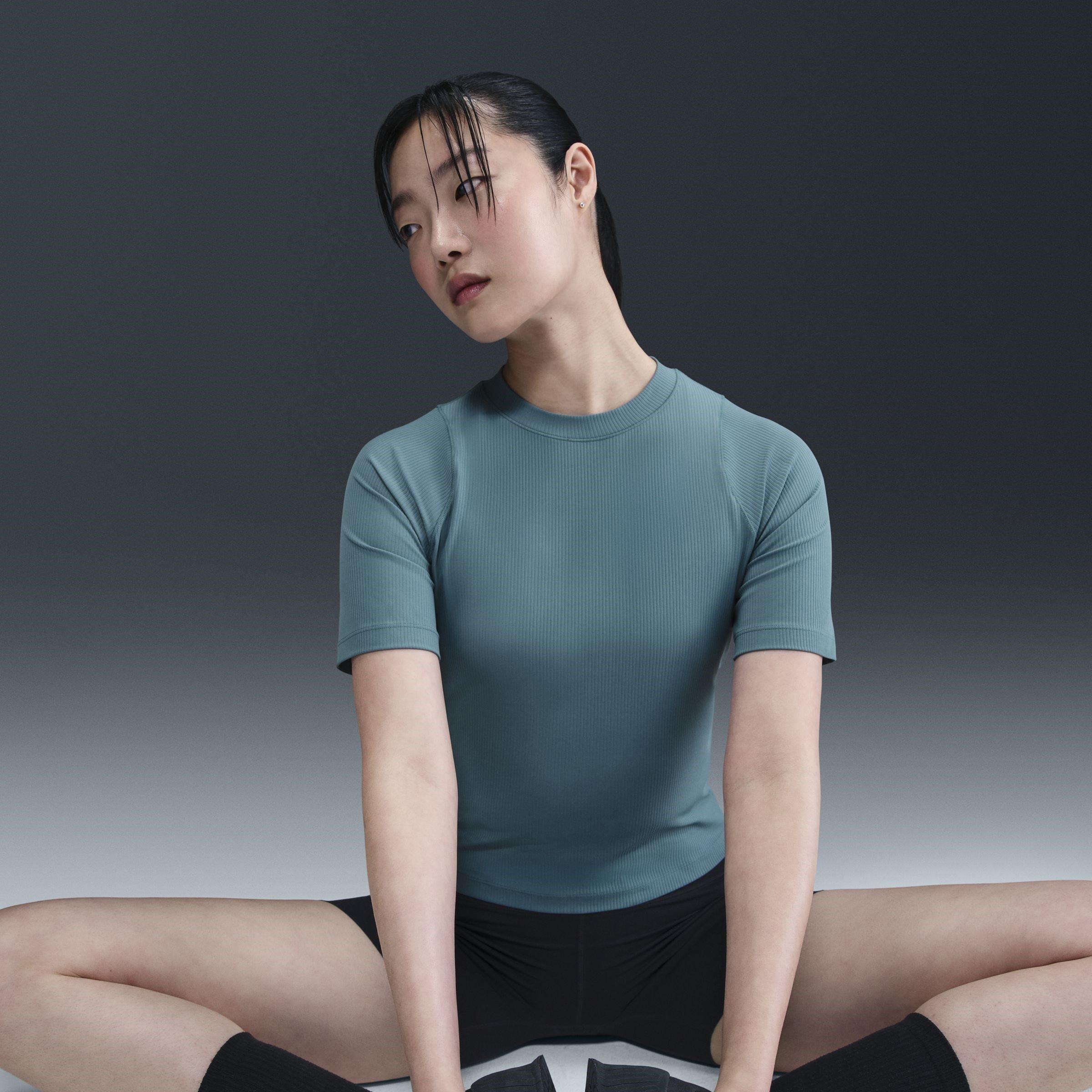 SMOKEY BLUE - Nike - Zenvy Rib Top - 3