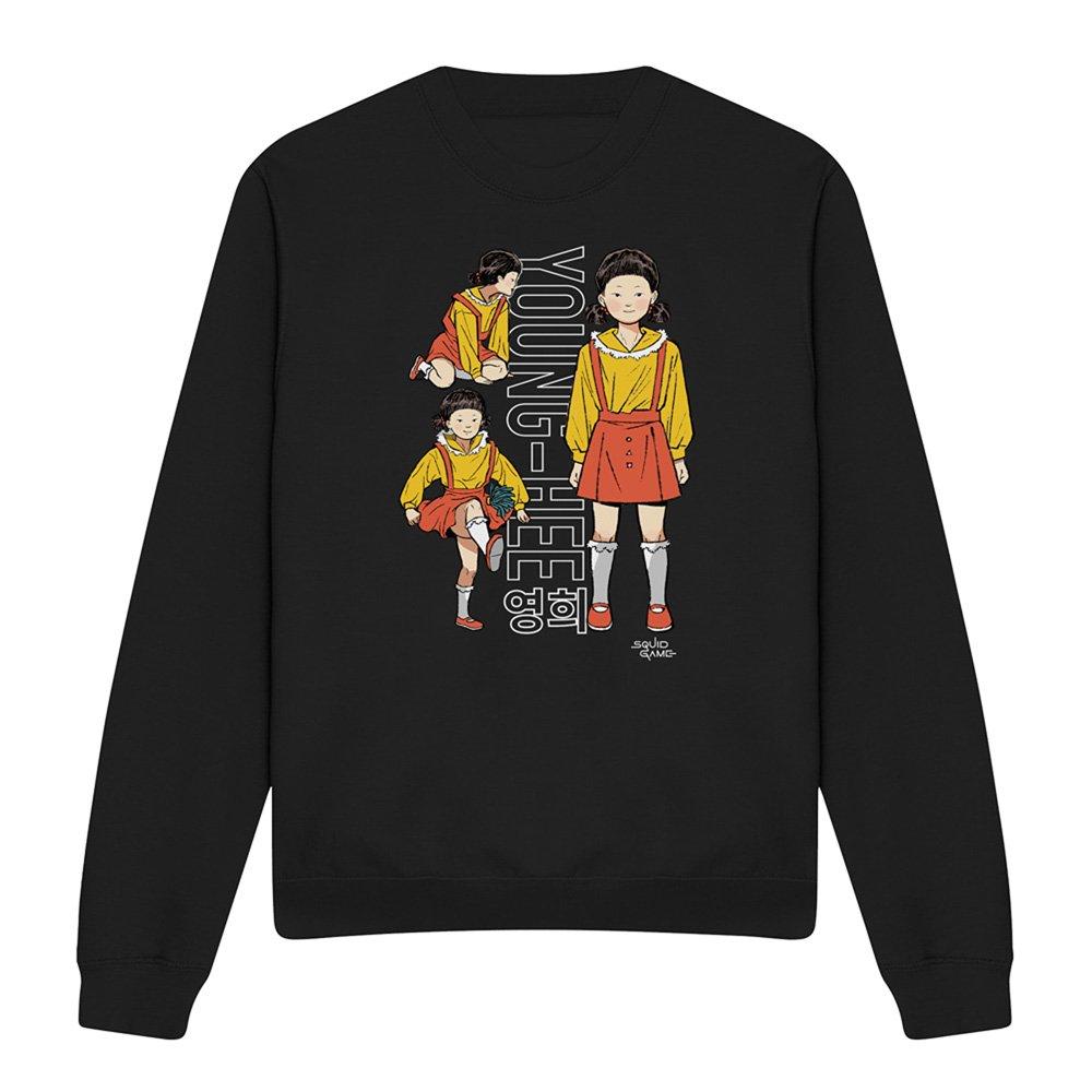 Black - Squid Game - Squid Game - Season Three Vintage Young-Hee Sweats - 4