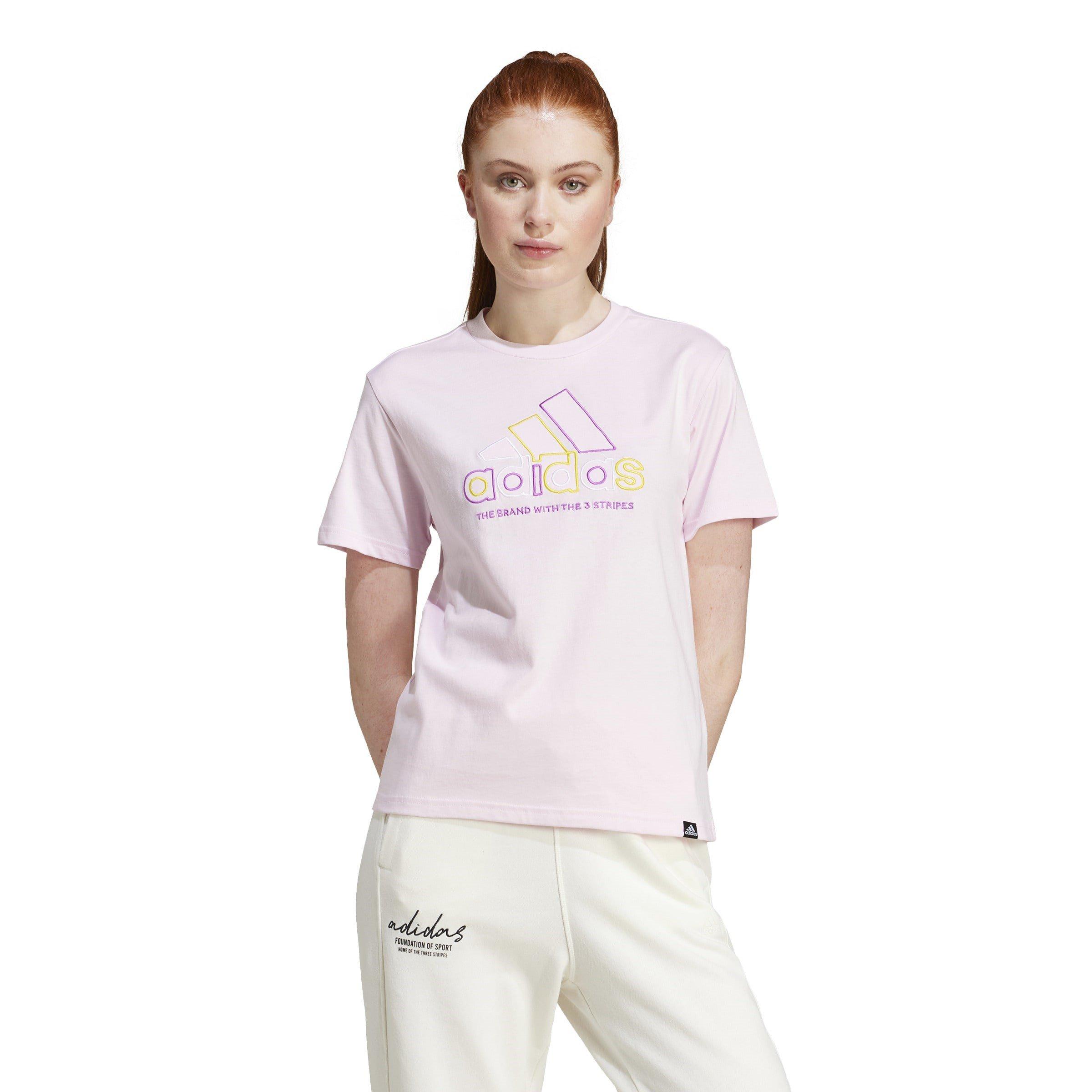 Klar Pink - adidas - Xpress Logo T-Shirt Womens - 2