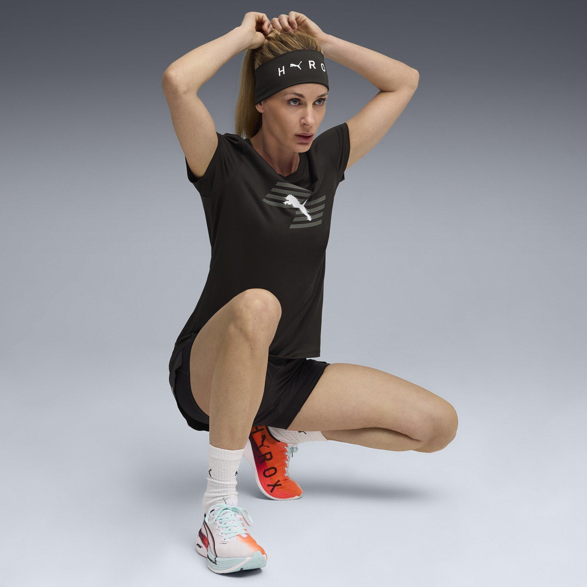 Puma Black - Puma - Women's Hyrox Short-Sleeve Performance Gym Top - 5