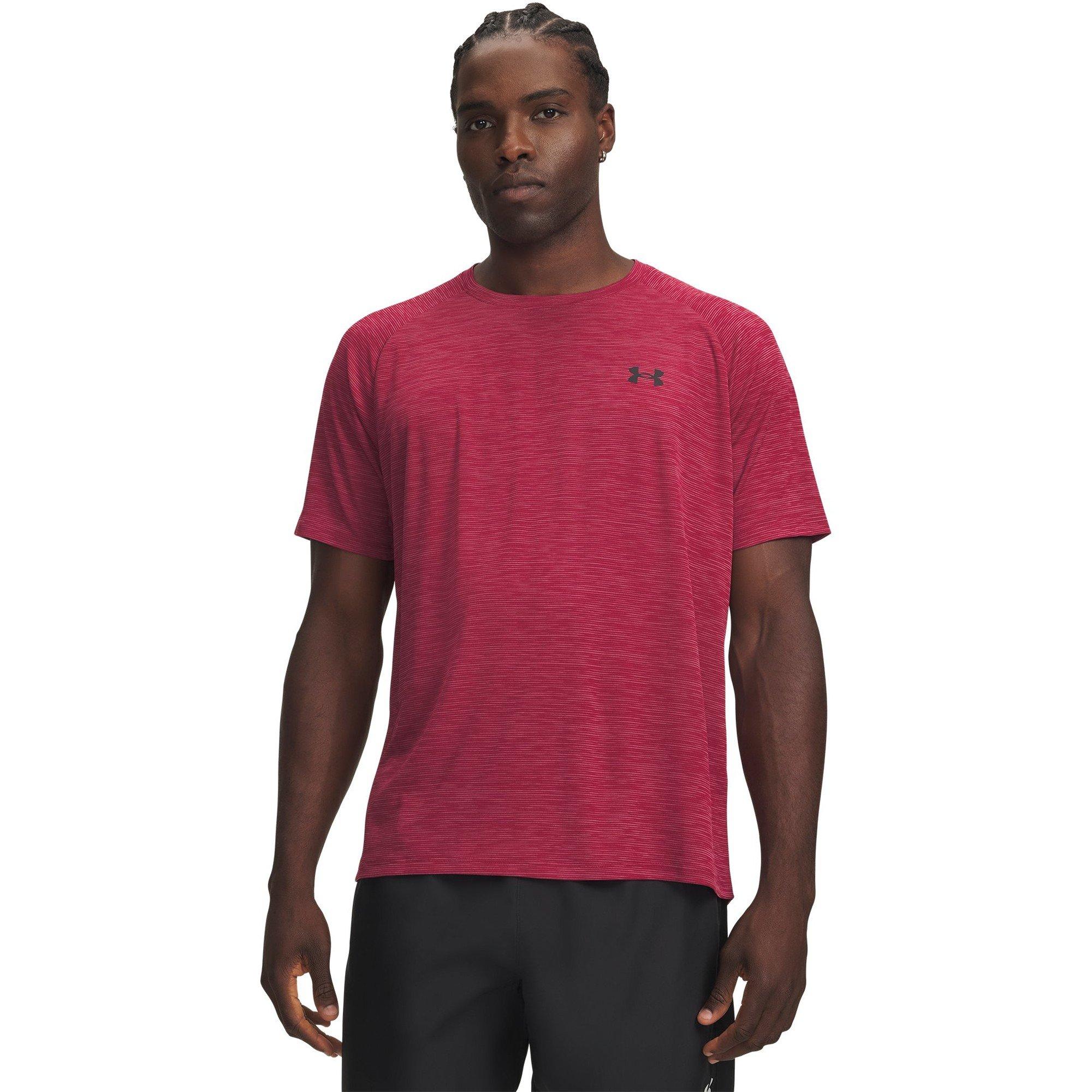 Under Armour Men's Tech Textured Short-Sleeve Performance Gym Top