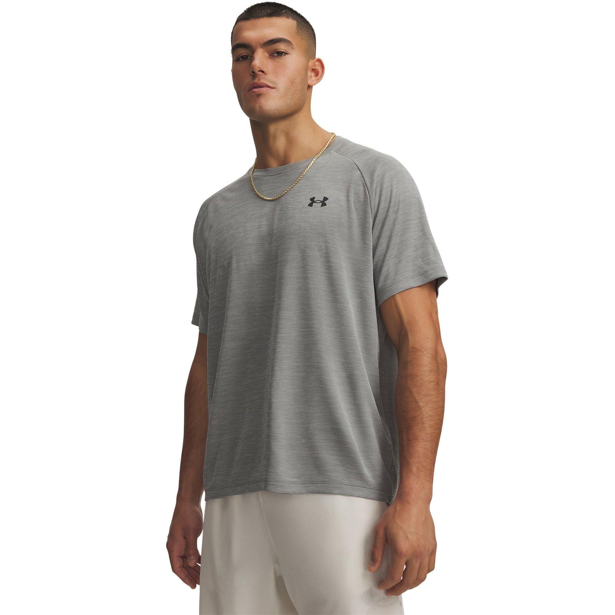 Men's Tech Textured Short-Sleeve Performance Gym Top