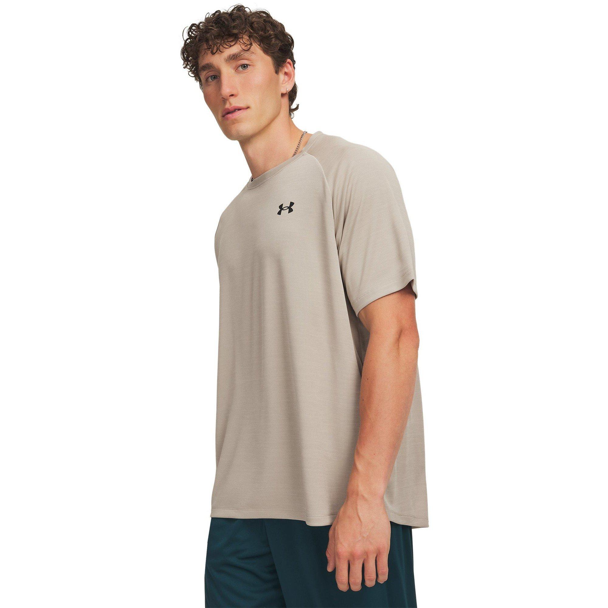 Under Armour Men's Tech Textured Short-Sleeve Performance Gym Top