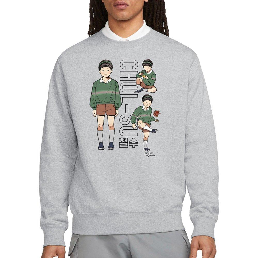Grey - Squid Game - Squid Game - Season Three Vintage Chul-Su Sweatshi - 1