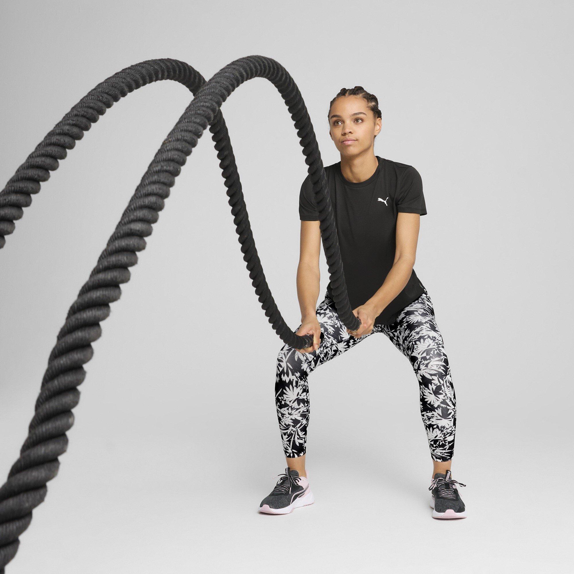 Puma Black - Puma - Women's Tad Ess Crew Short Sleeve Performance Gym Top - 4
