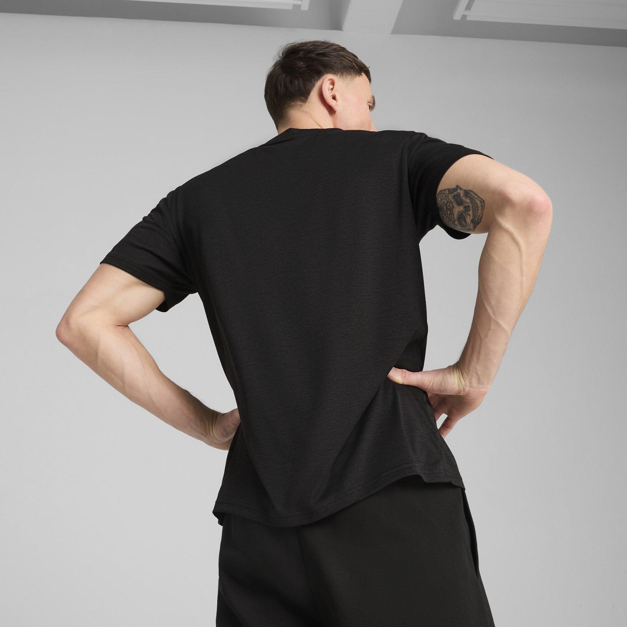 P.Black Heather - Puma - Heather Cat Tee Sn54 - 3