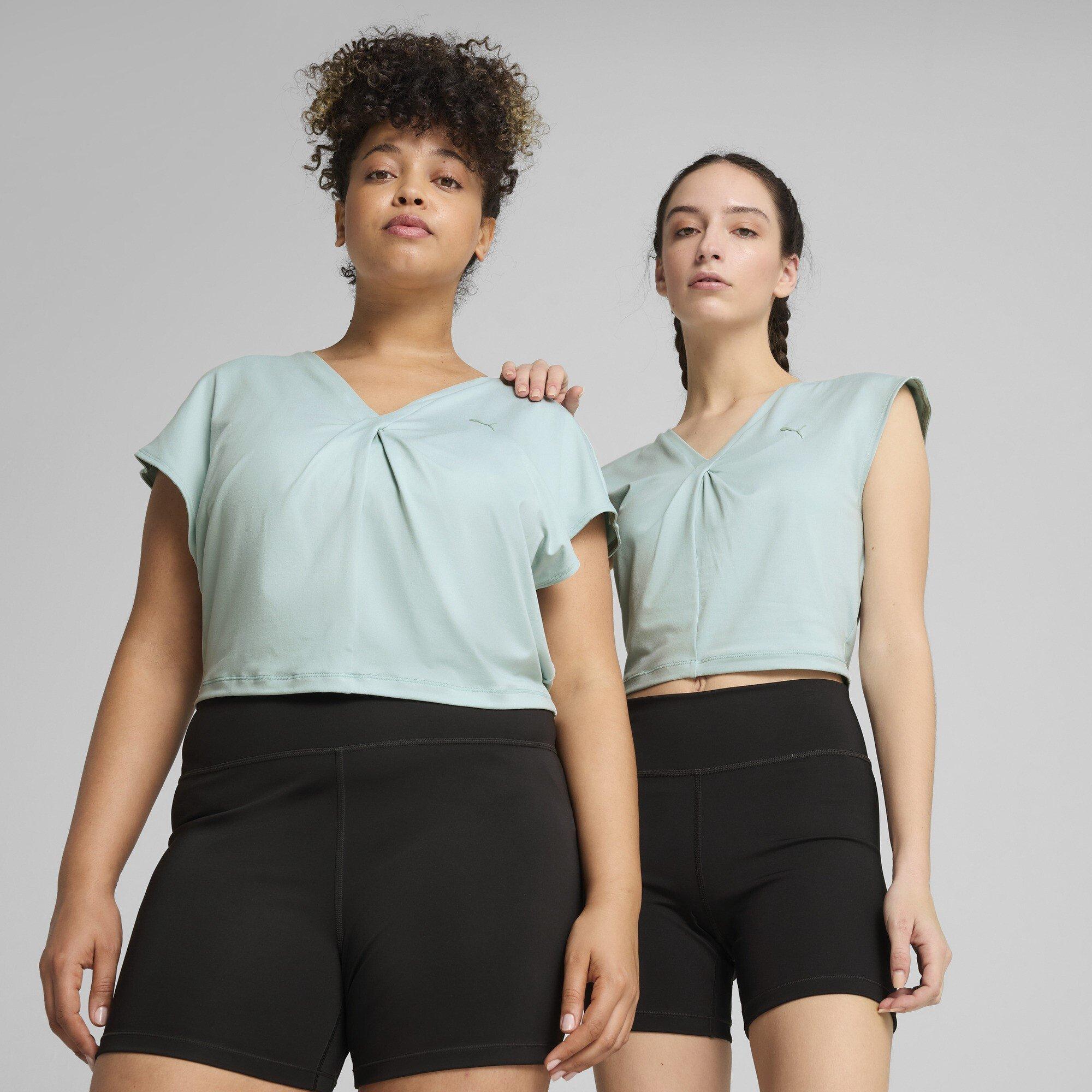 Modern Mint - Puma - Women's Cloudpsun Short Sleeve Performance Gym Top - 2