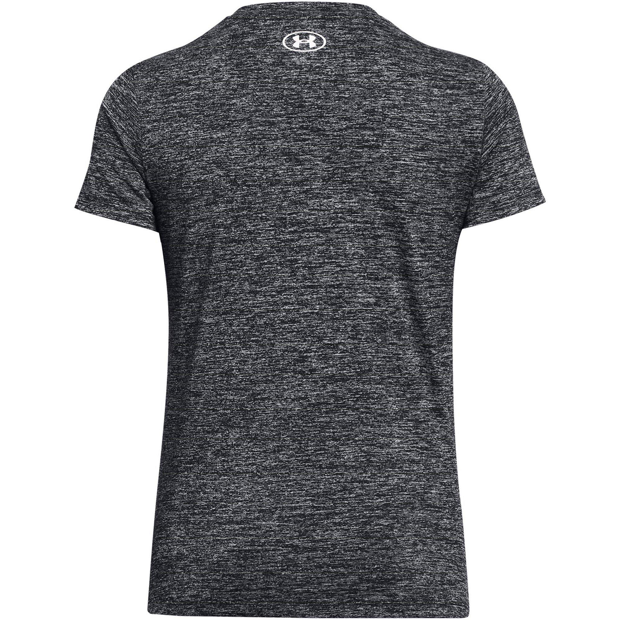 Zwart - Under Armour - Tech™ Twist V-Neck Short Sleeve Womens - 2