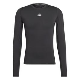 adidas Tech Fit Mens Long Sleeve Performance T Shirt