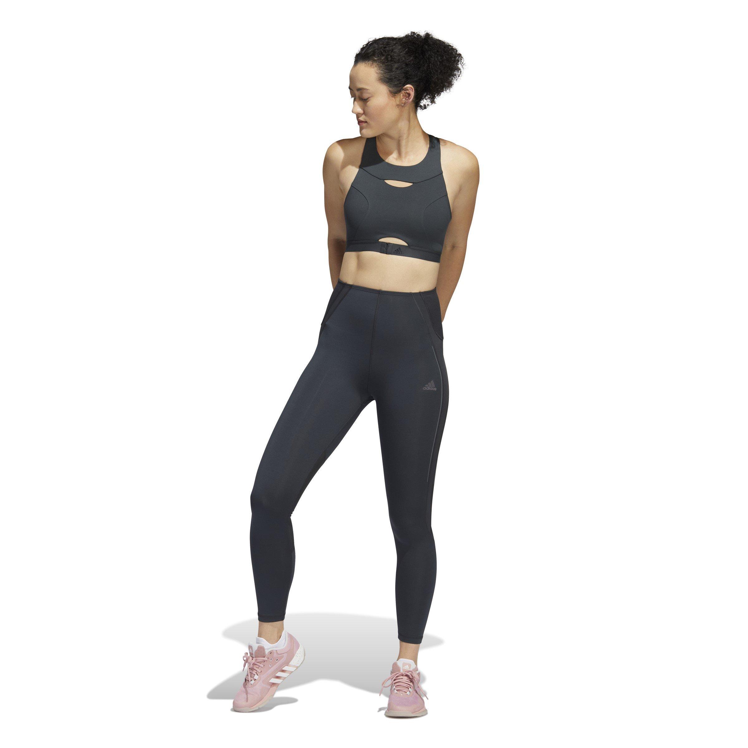 Carbono - adidas - Powerimpact Luxe Training Medium-Support Bra Womens - 6