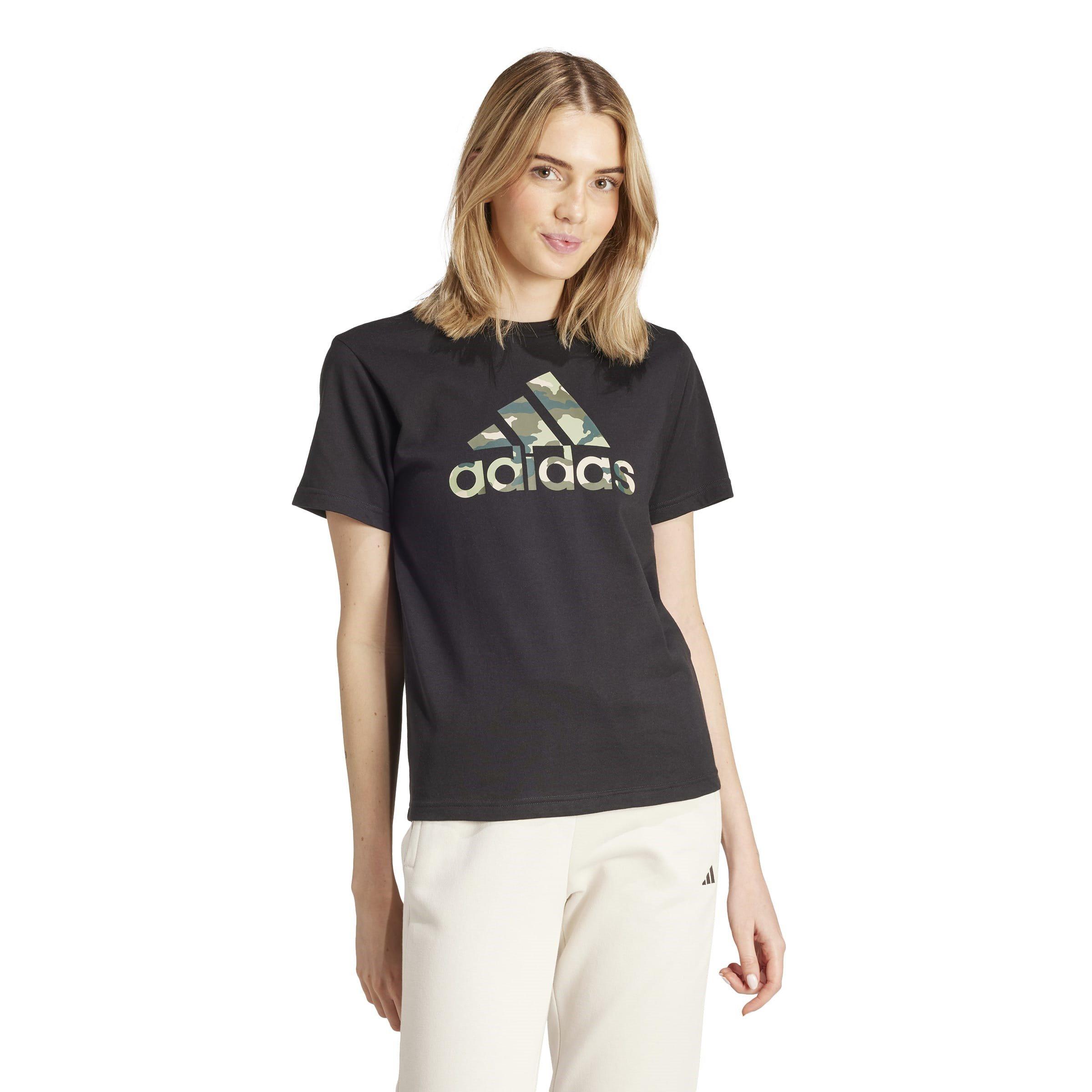 Black - adidas - Camo Graphic T-Shirt Womens - 2